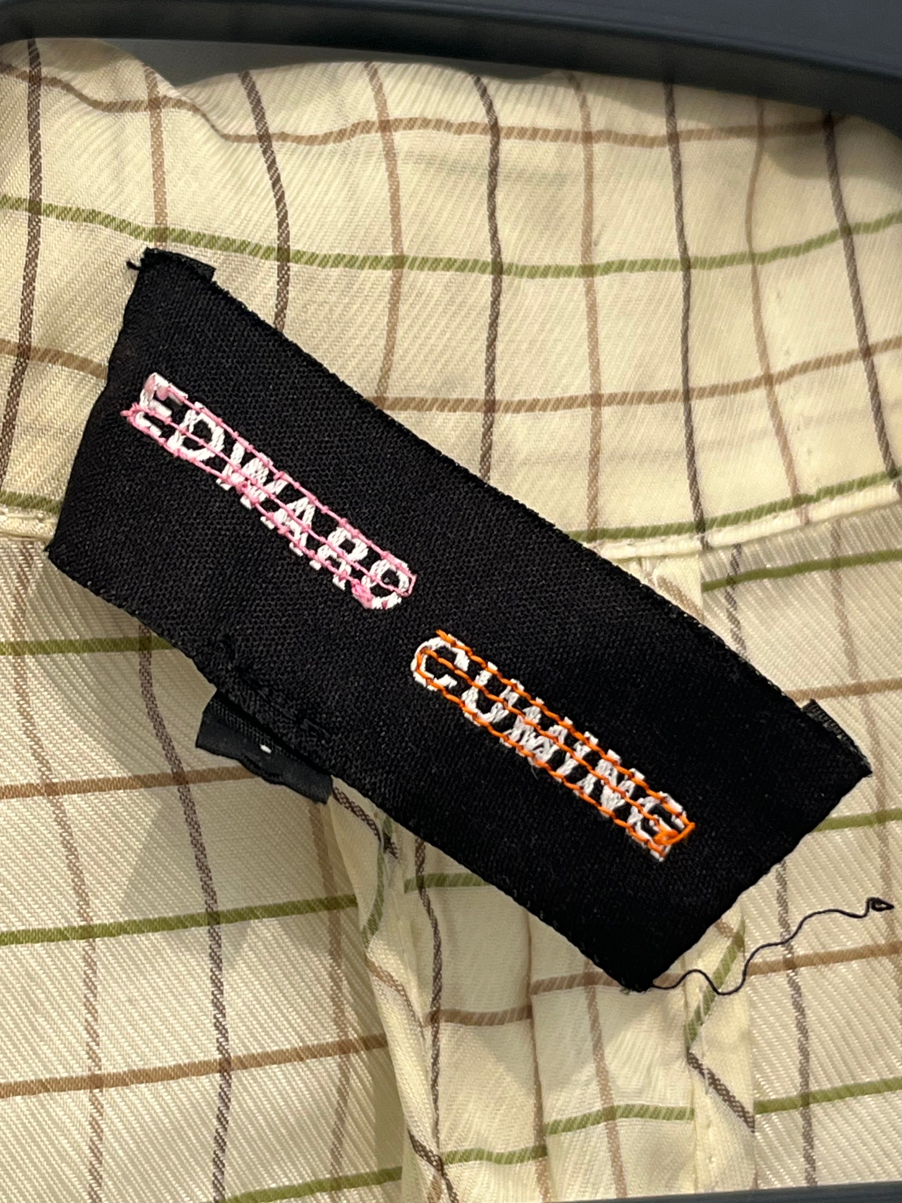 EDWARD CUMING/Jacket/1/WHT/SUIT JCKT CLEAR BUTTONS view 3