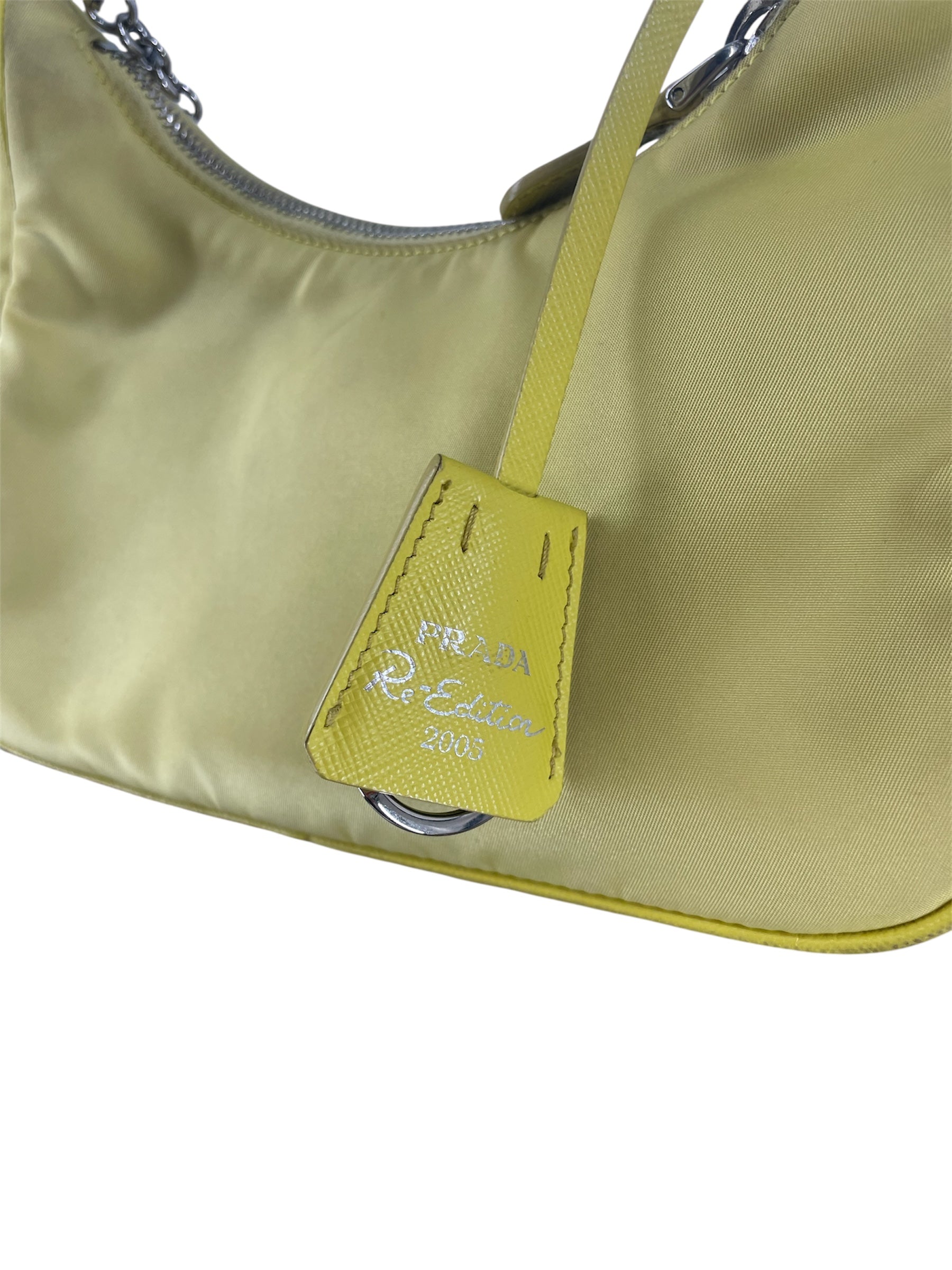 PRADA/Bag/Nylon/YEL/TESSUTO RE-EDTION NEON YELLOW view 3