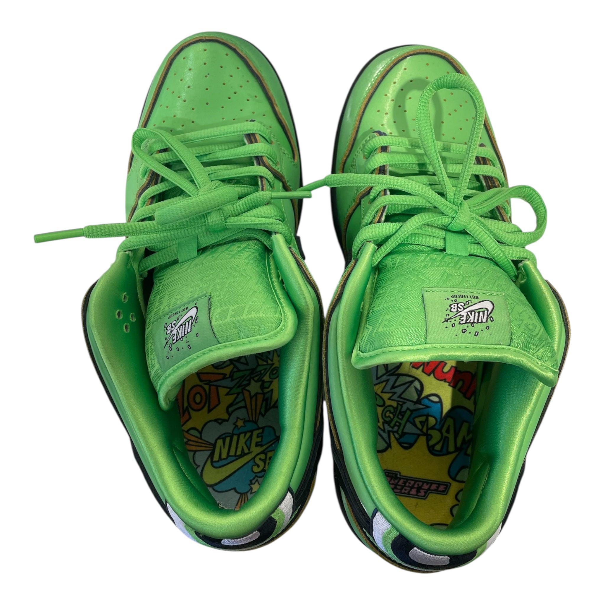 NIKE/DUNK LOW PRO X POWERPUFF GIRLS/Low-Sneakers/US 10/Leather/GRN/FZ8319-300 view 3