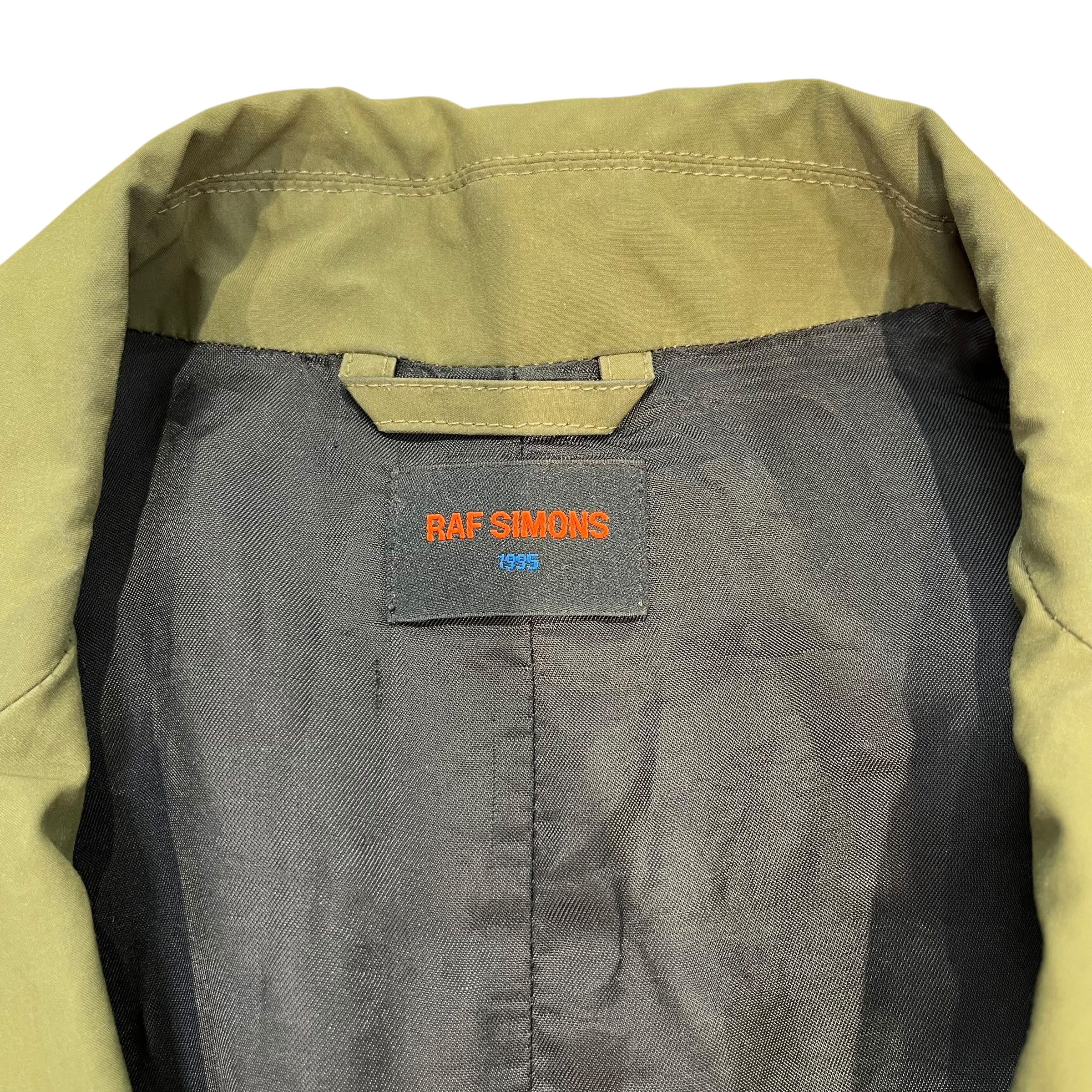 RAF SIMONS/Tailored Jkt/46/Nylon/GRN/HYBRID MA-1 JACKET view 3