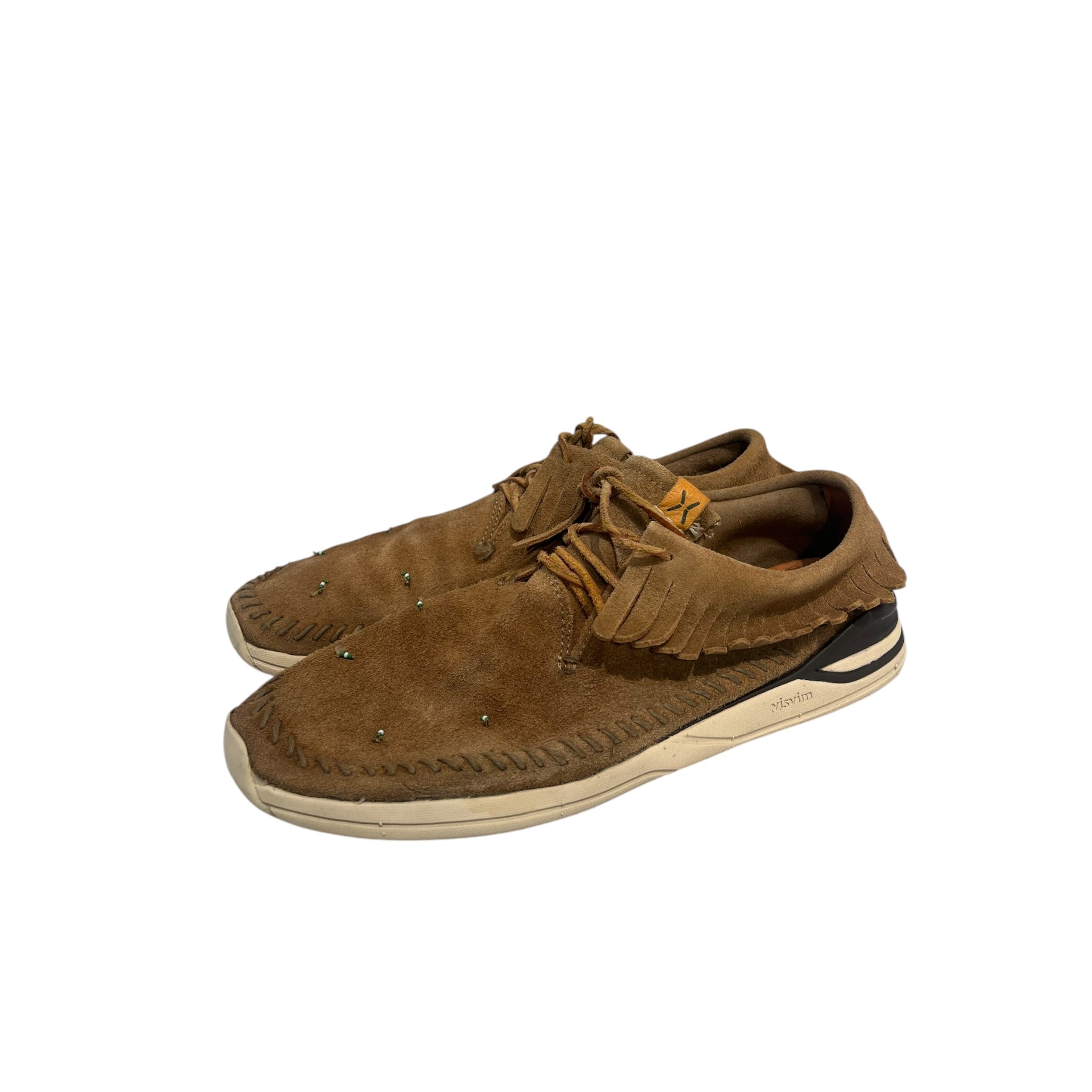 visvim/Low-Sneakers/US 11/Suede/BRW/MOCCASIN FRINGE BEADS view 5