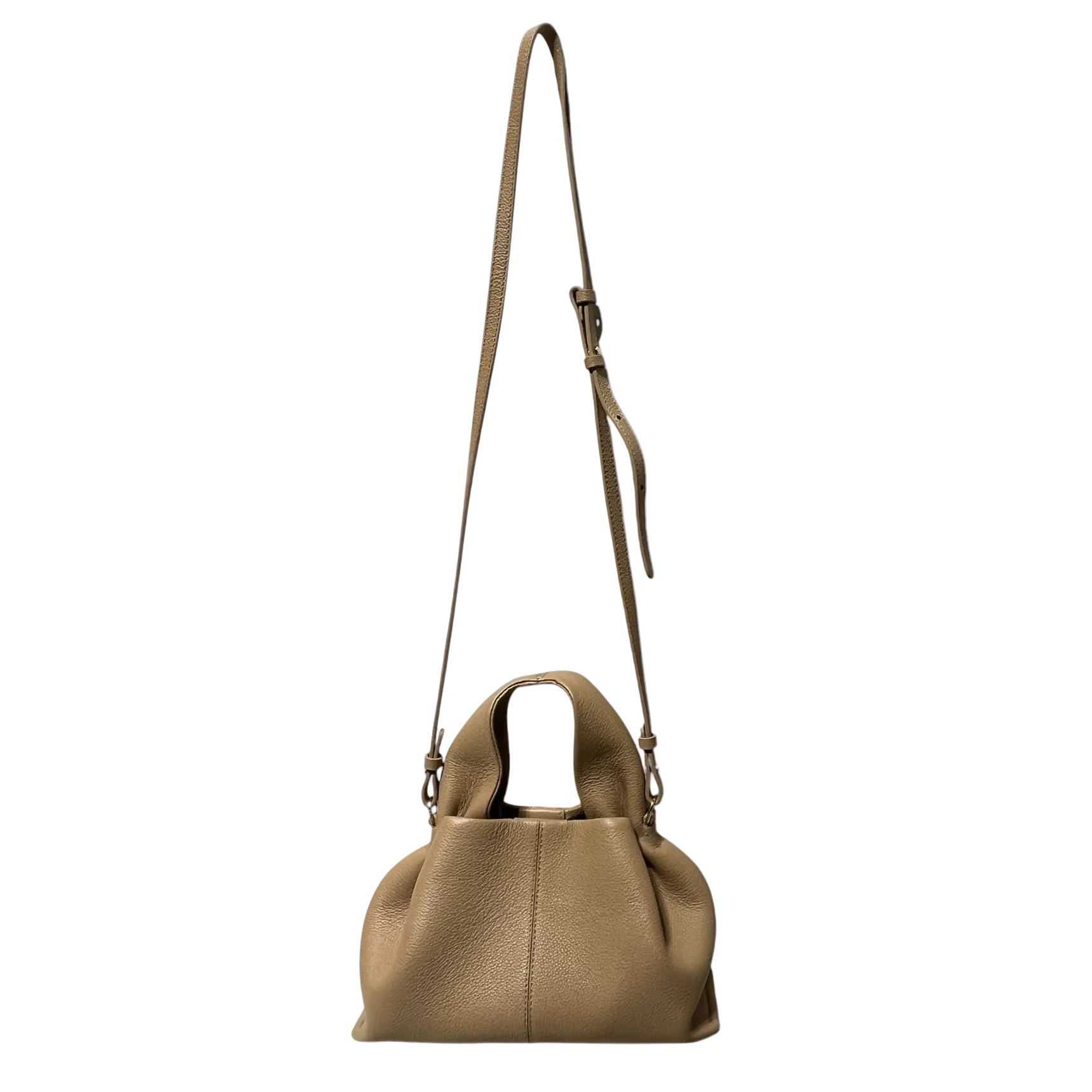 POLENE/Cross Body Bag/Leather/BEG/ view 1
