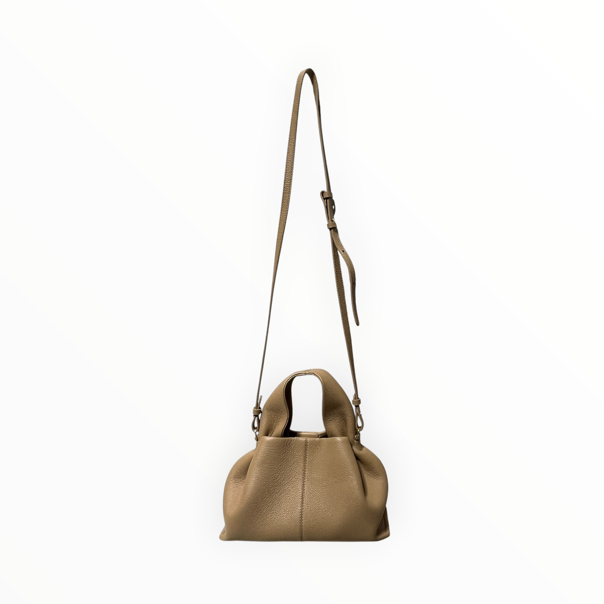 POLENE/Cross Body Bag/Leather/BEG/ view 1