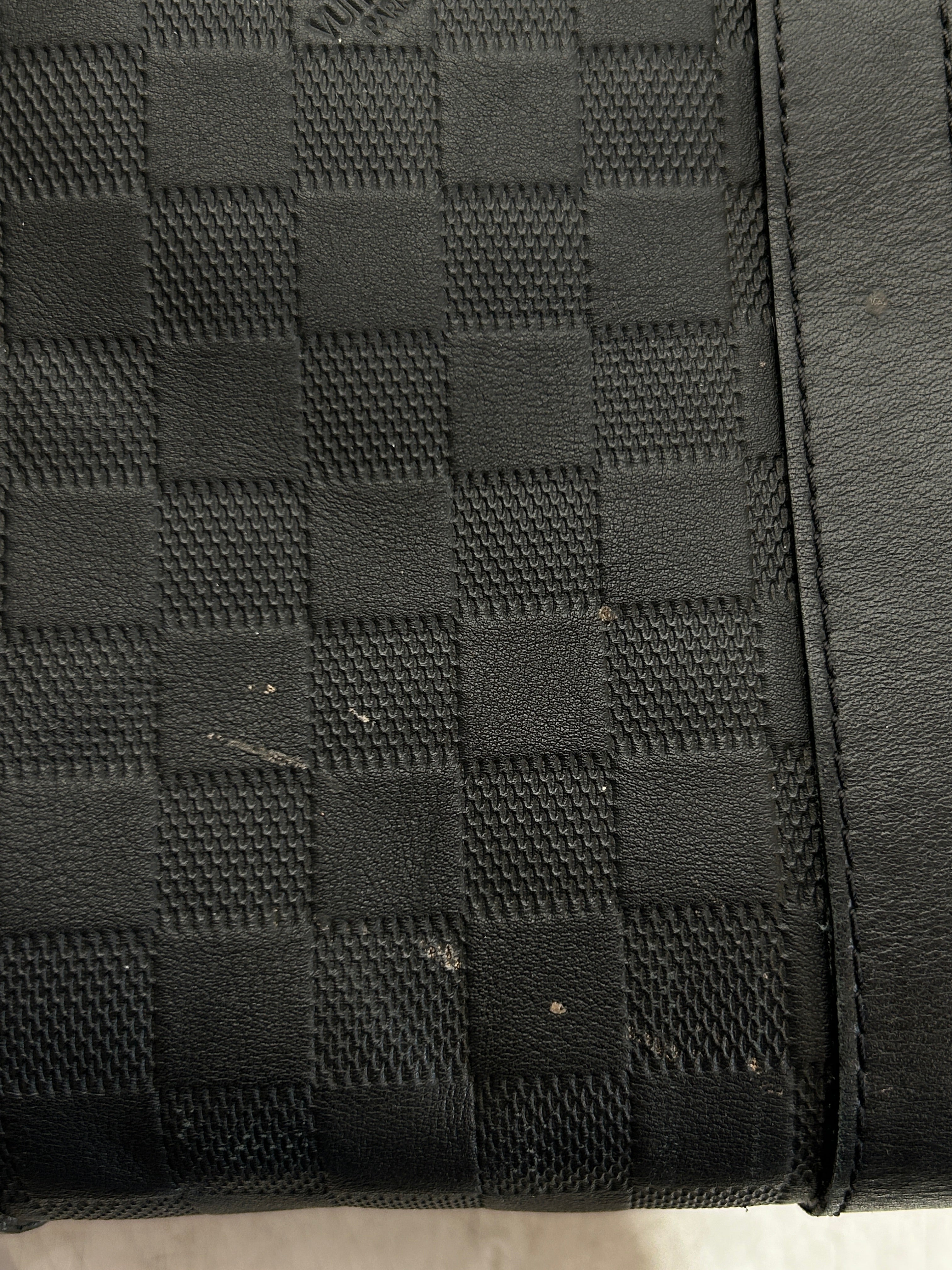 LOUIS VUITTON/Bag/Leather/BLK/Keepall Bandouliere view 9
