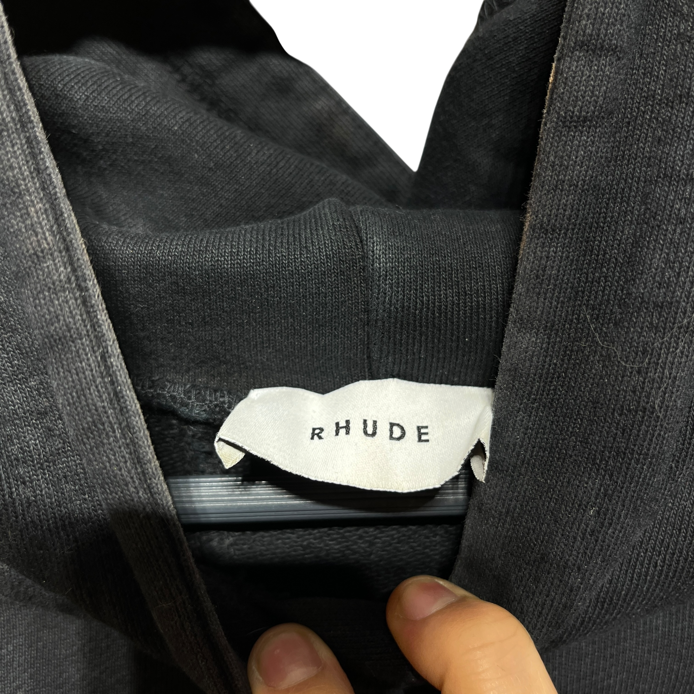 RHUDE/Hoodie/M/Cotton/BLK/ view 3