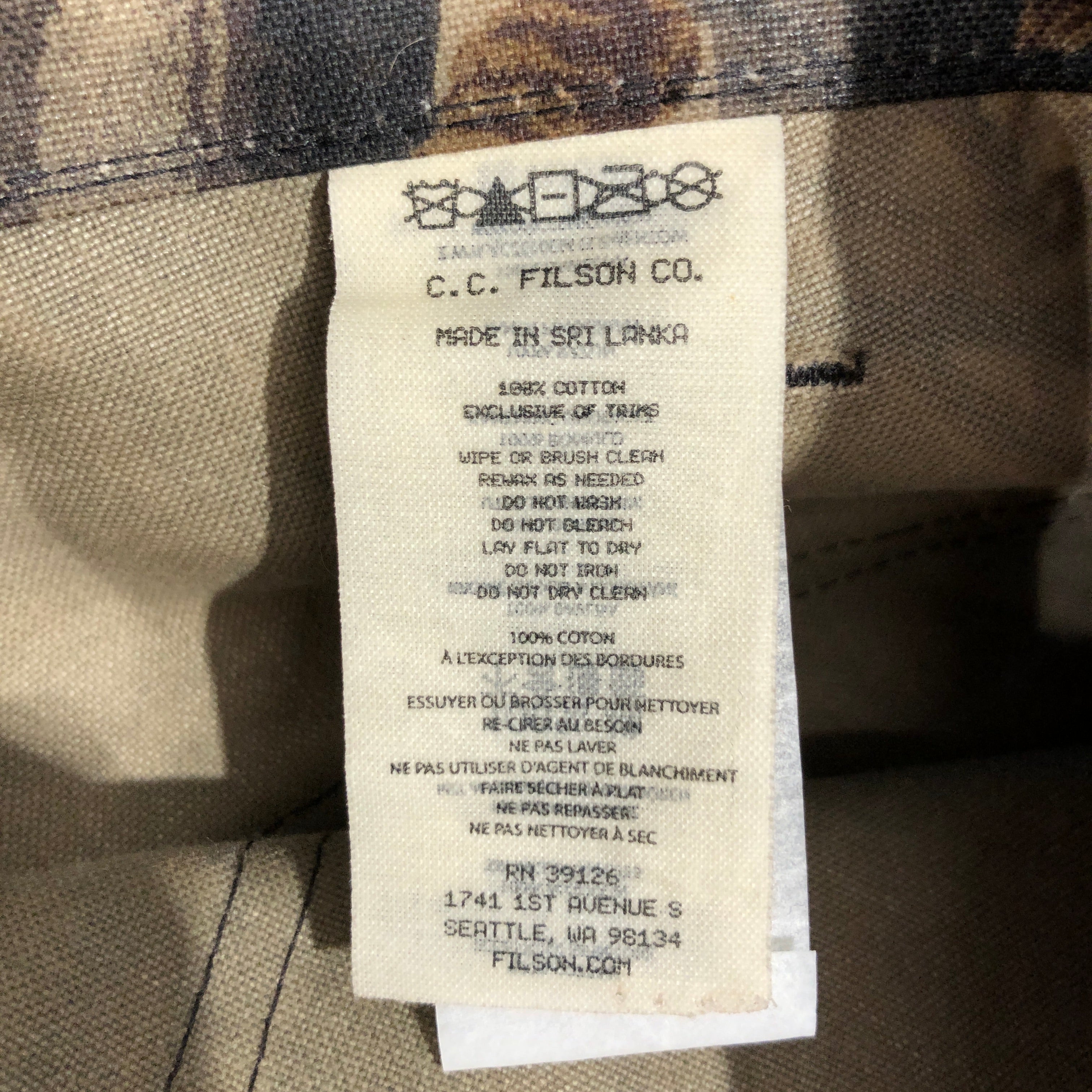FILSON/Pants/32/Cotton/MLT/Camouflage/WAXED CANVAS CAMO view 4
