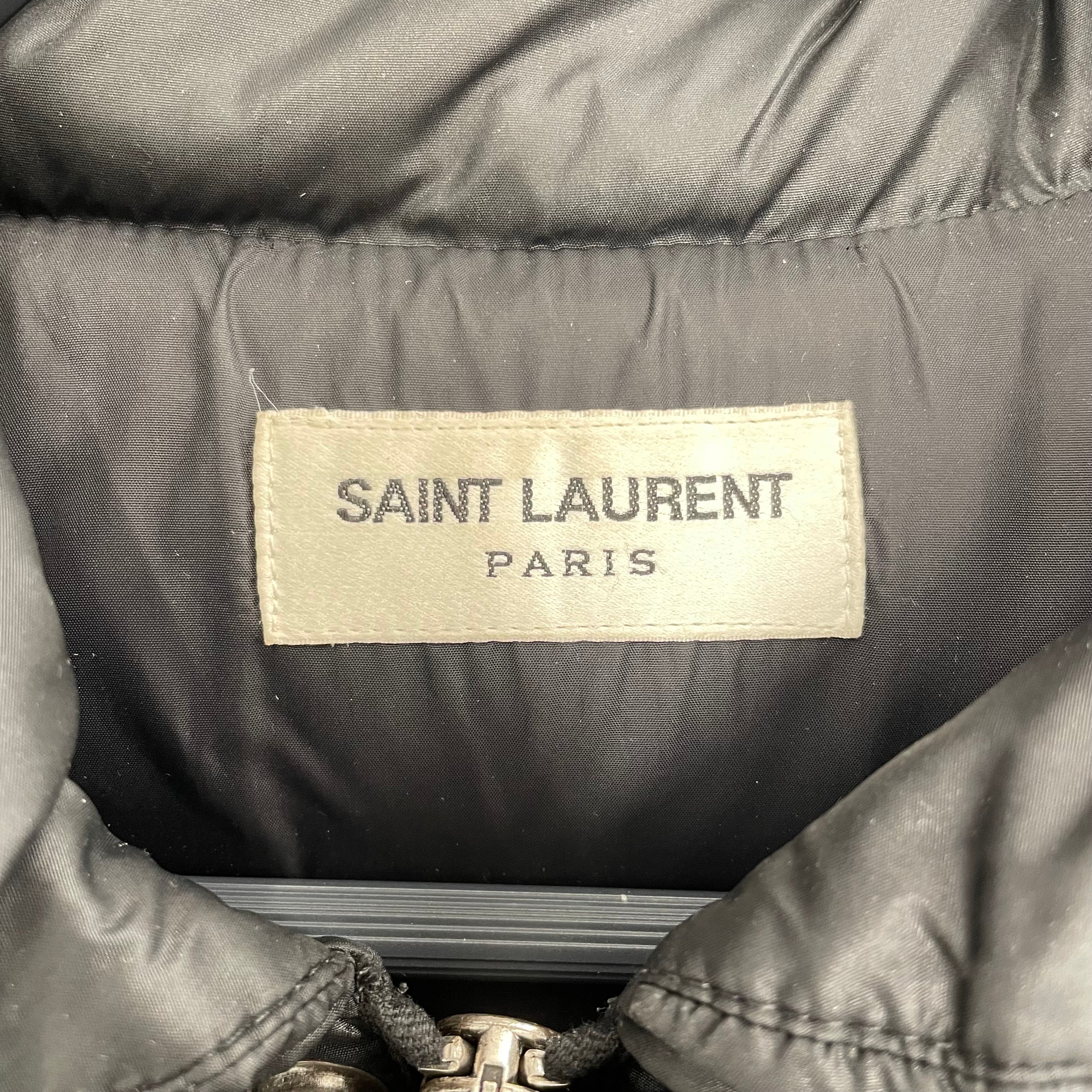 SAINT LAURENT/Puffer Jkt/S/Nylon/BLK/ view 3