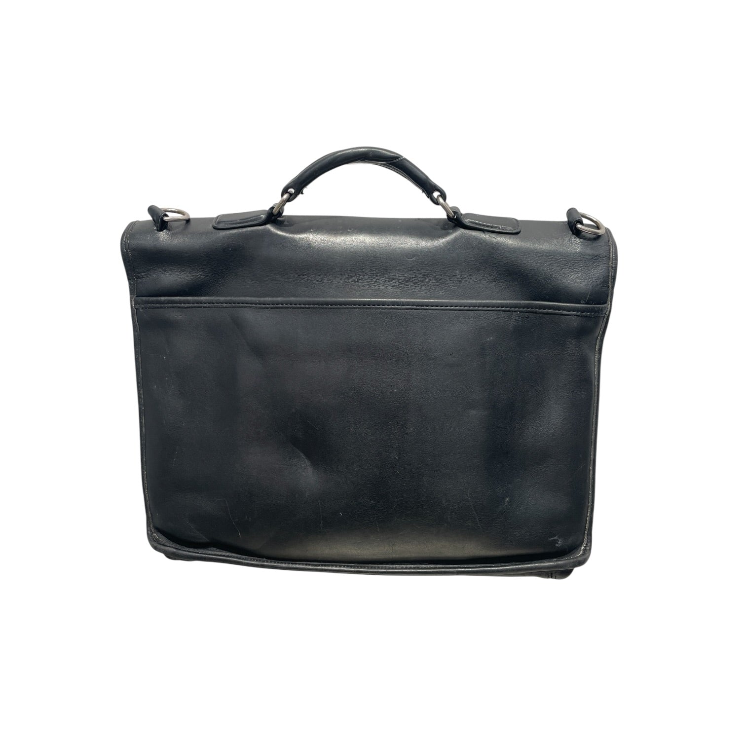 COACH/Briefcase/Leather/BLK/VTG view 2