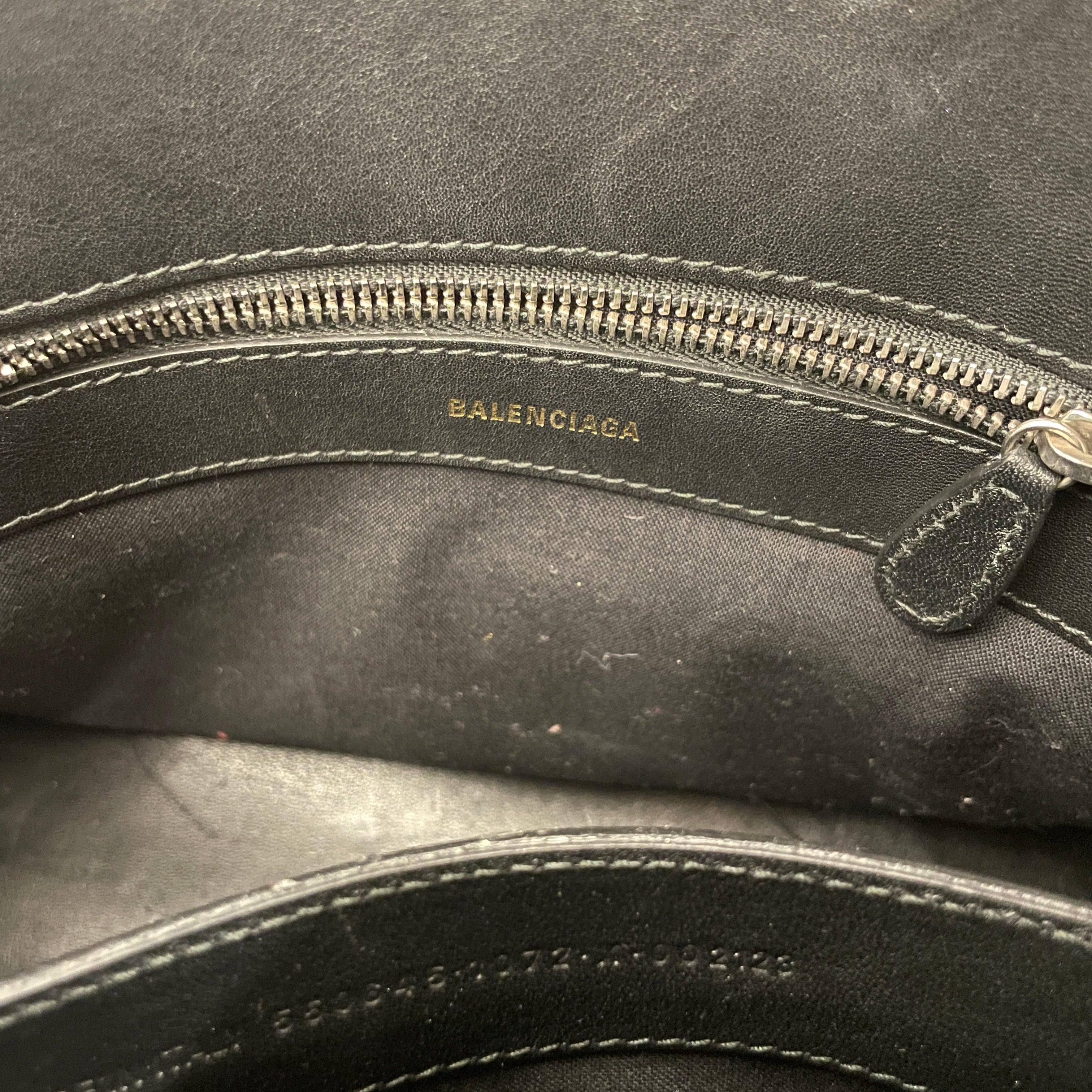 BALENCIAGA/Tote Bag/Leather/BLK/ view 3