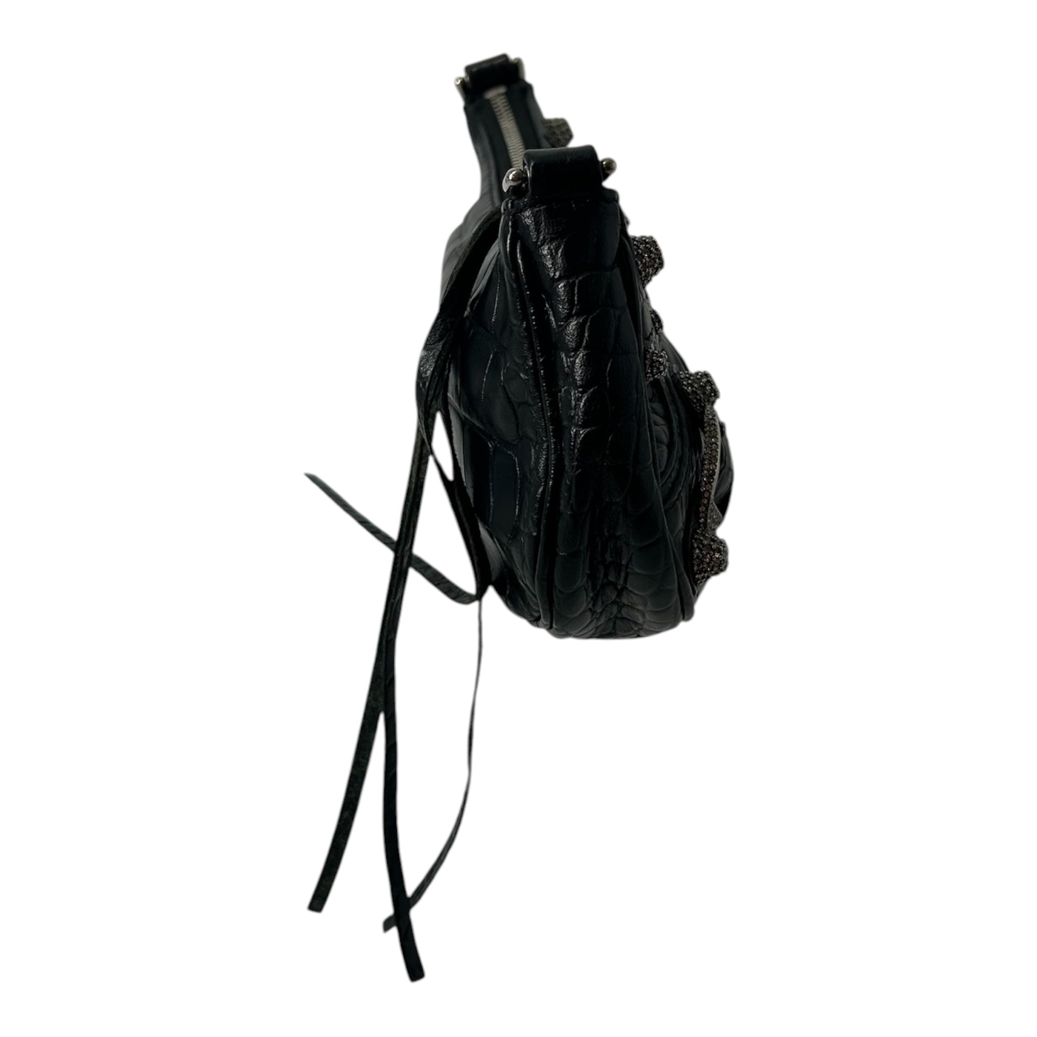 BALENCIAGA/Bag/Leather/BLK/CAGOLE MINI CHAIN BLING HRDWR view 4