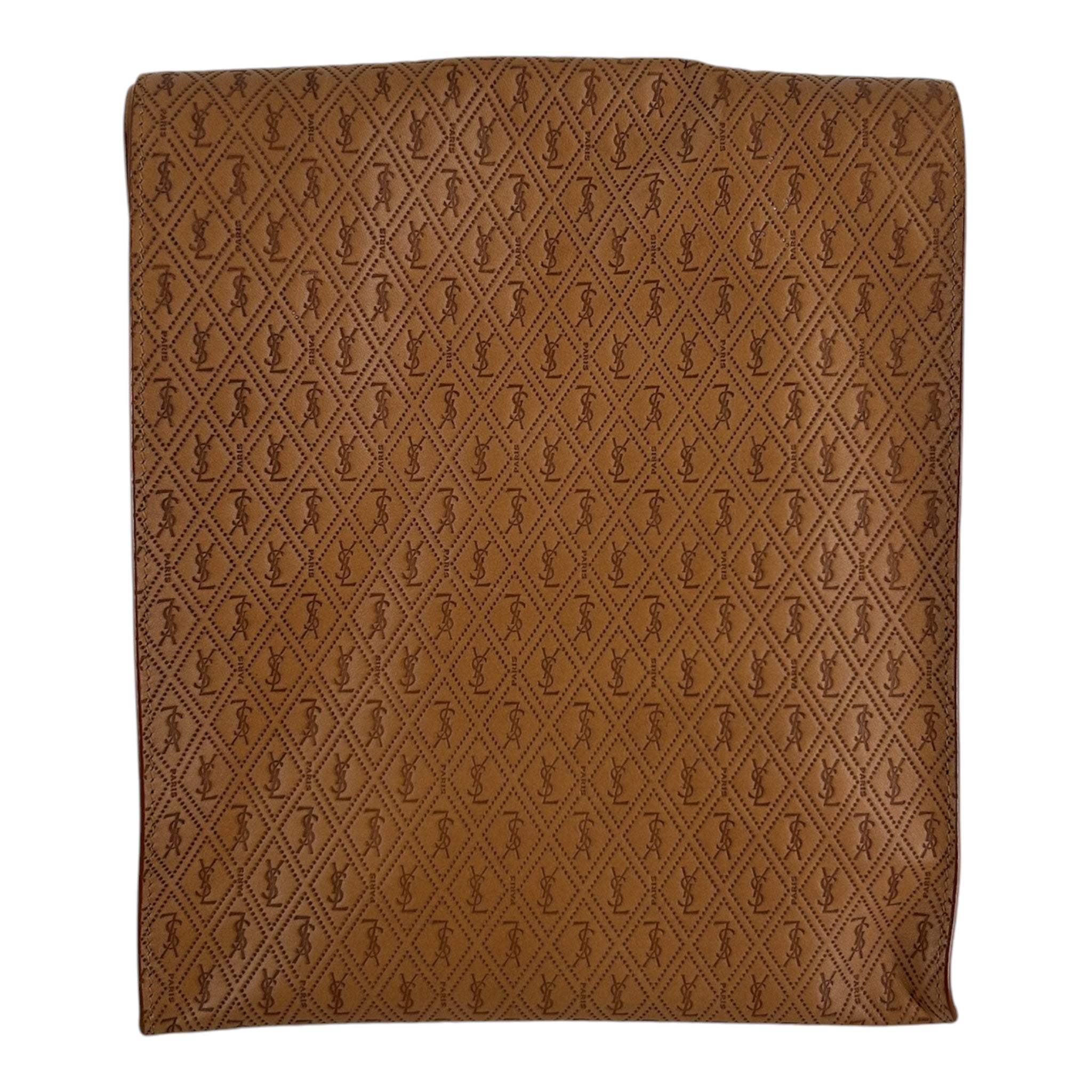 SAINT LAURENT/Clutch Bag/Monogram/Leather/BEG/MONOGRAM LUNCH SACK view 1