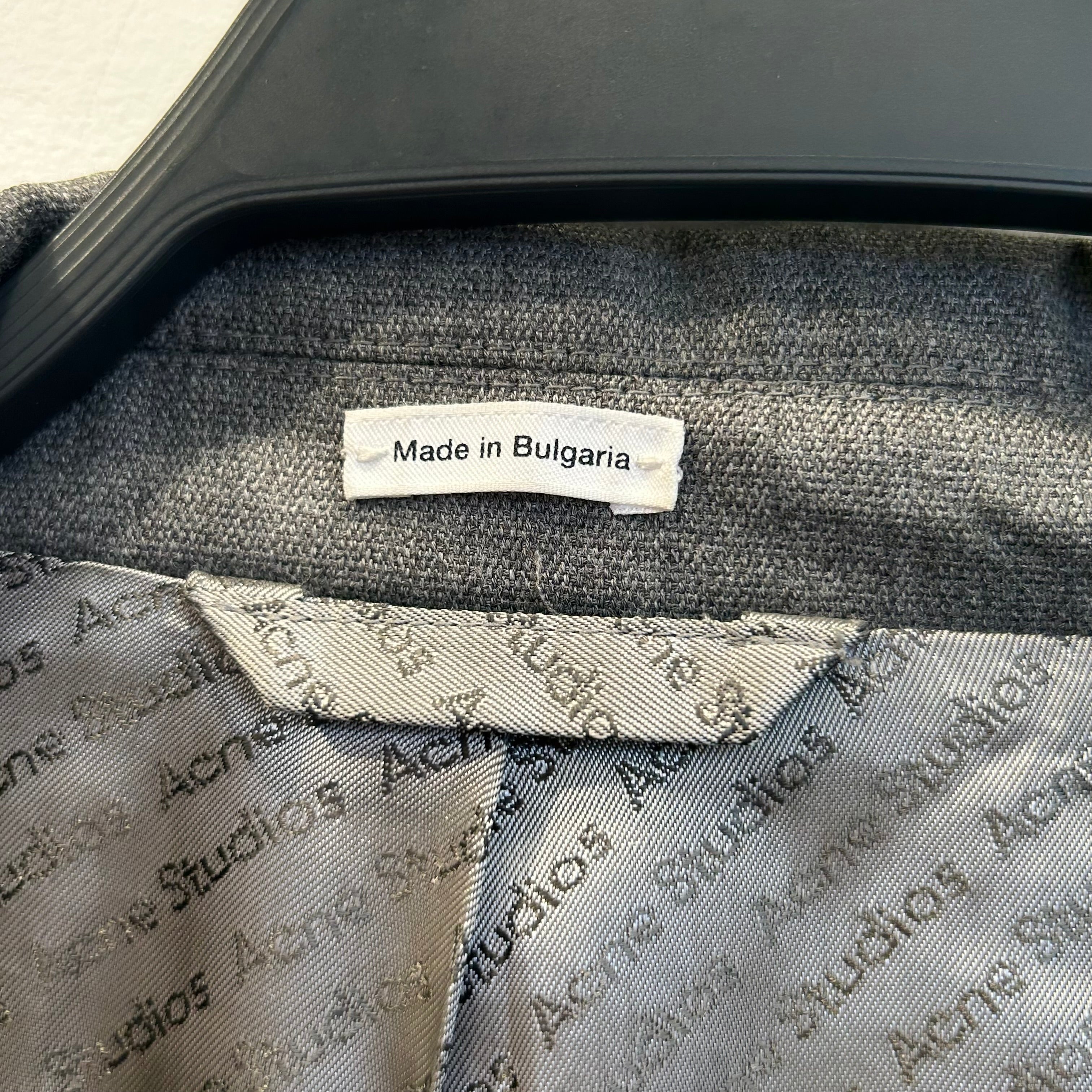 Acne Studios/Suits/50/Cotton/GRY/2 button view 3
