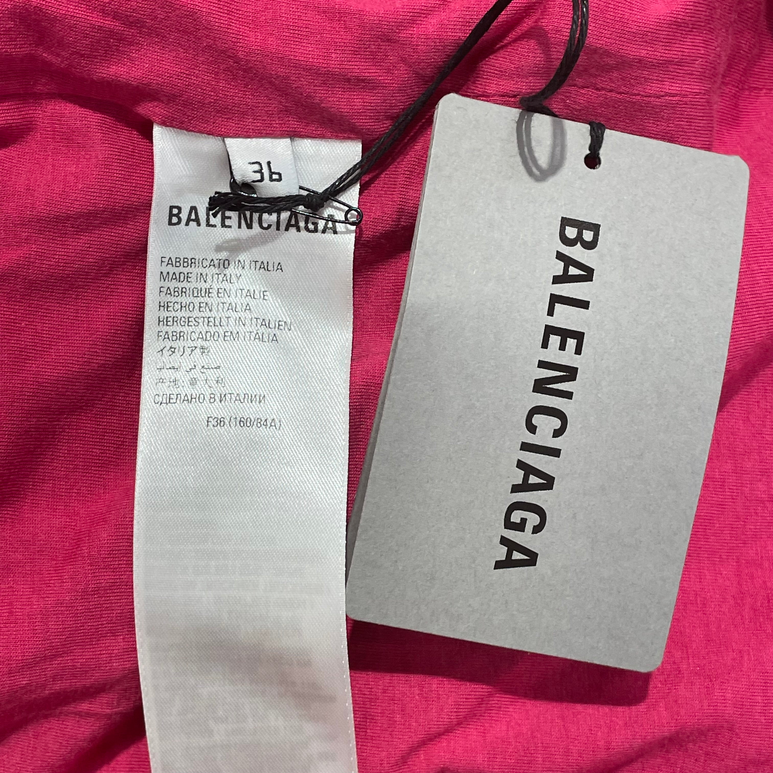 BALENCIAGA/Jacket/36/Nylon/PNK/SMALL B LOGO view 5
