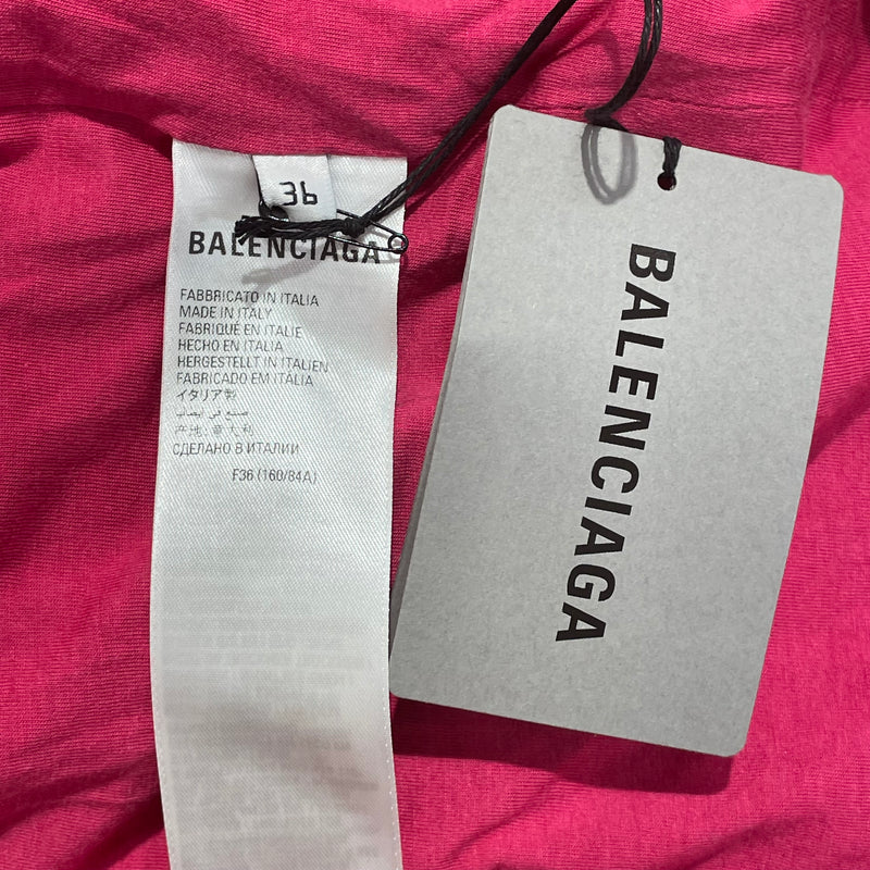 BALENCIAGA/Jacket/36/Nylon/PNK/SMALL B LOGO