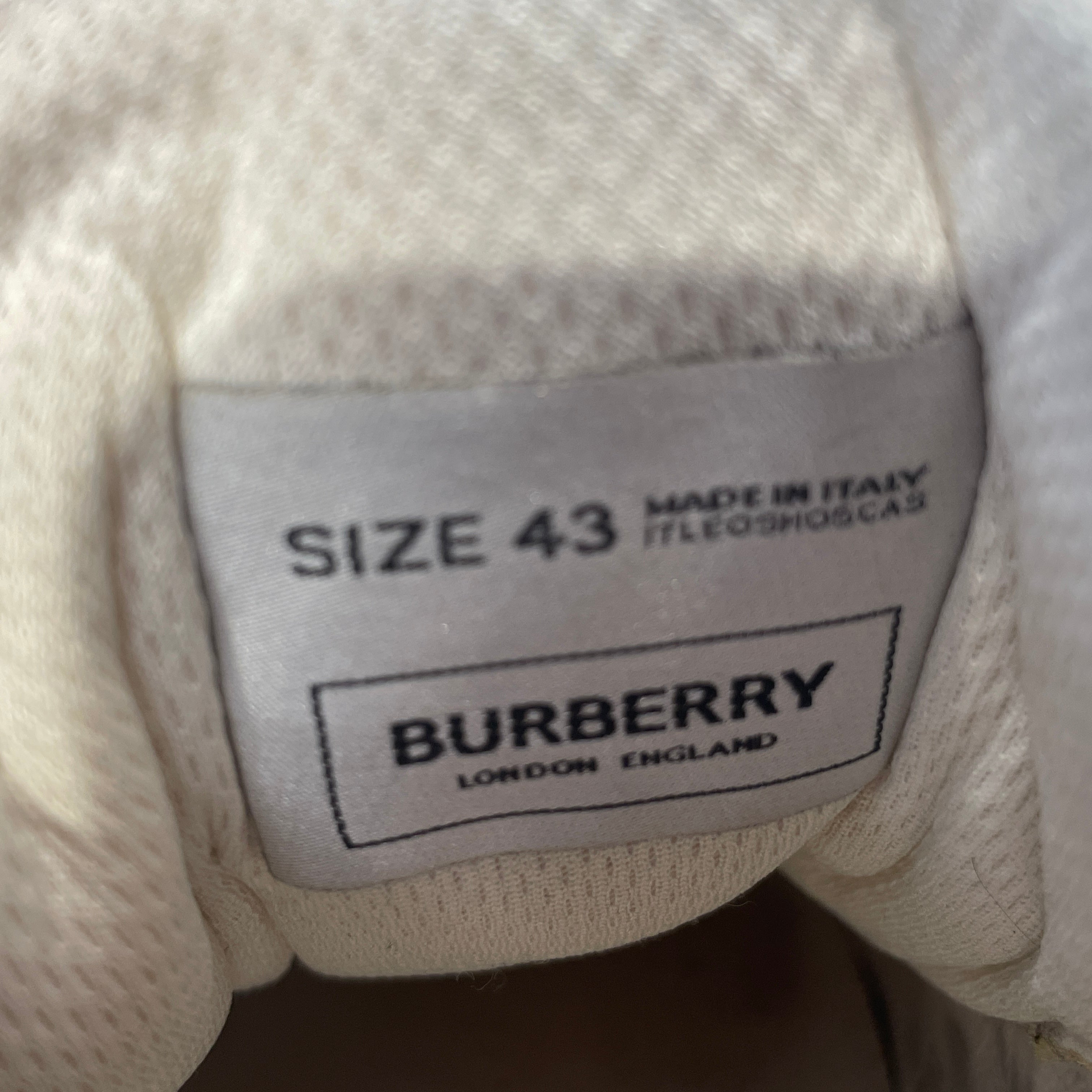 BURBERRY/Low-Sneakers/US 10/Stripe/MLT/Arthur Cloth Low view 4