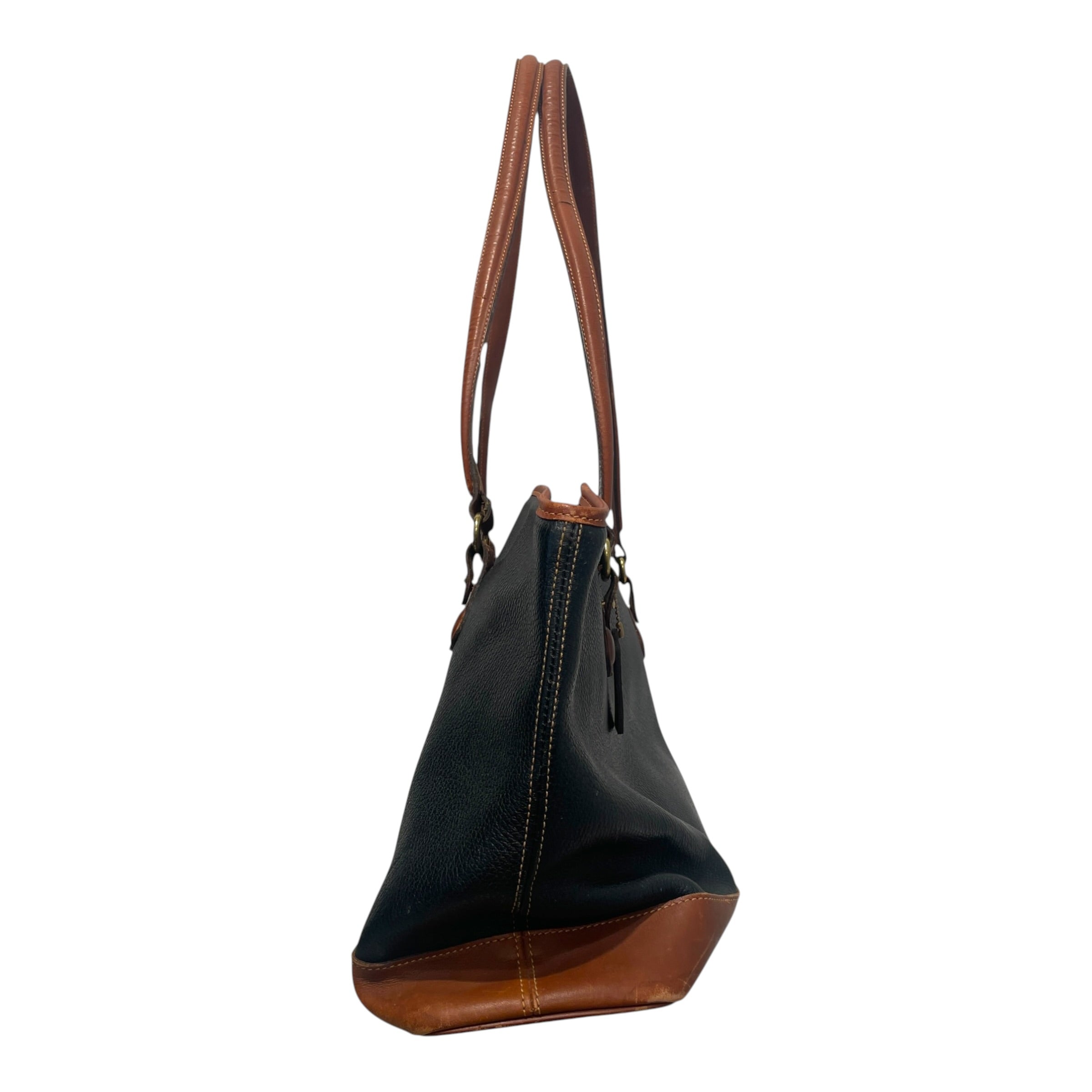 COACH/Tote Bag/Leather/BLK/90s Wendle Tote view 2