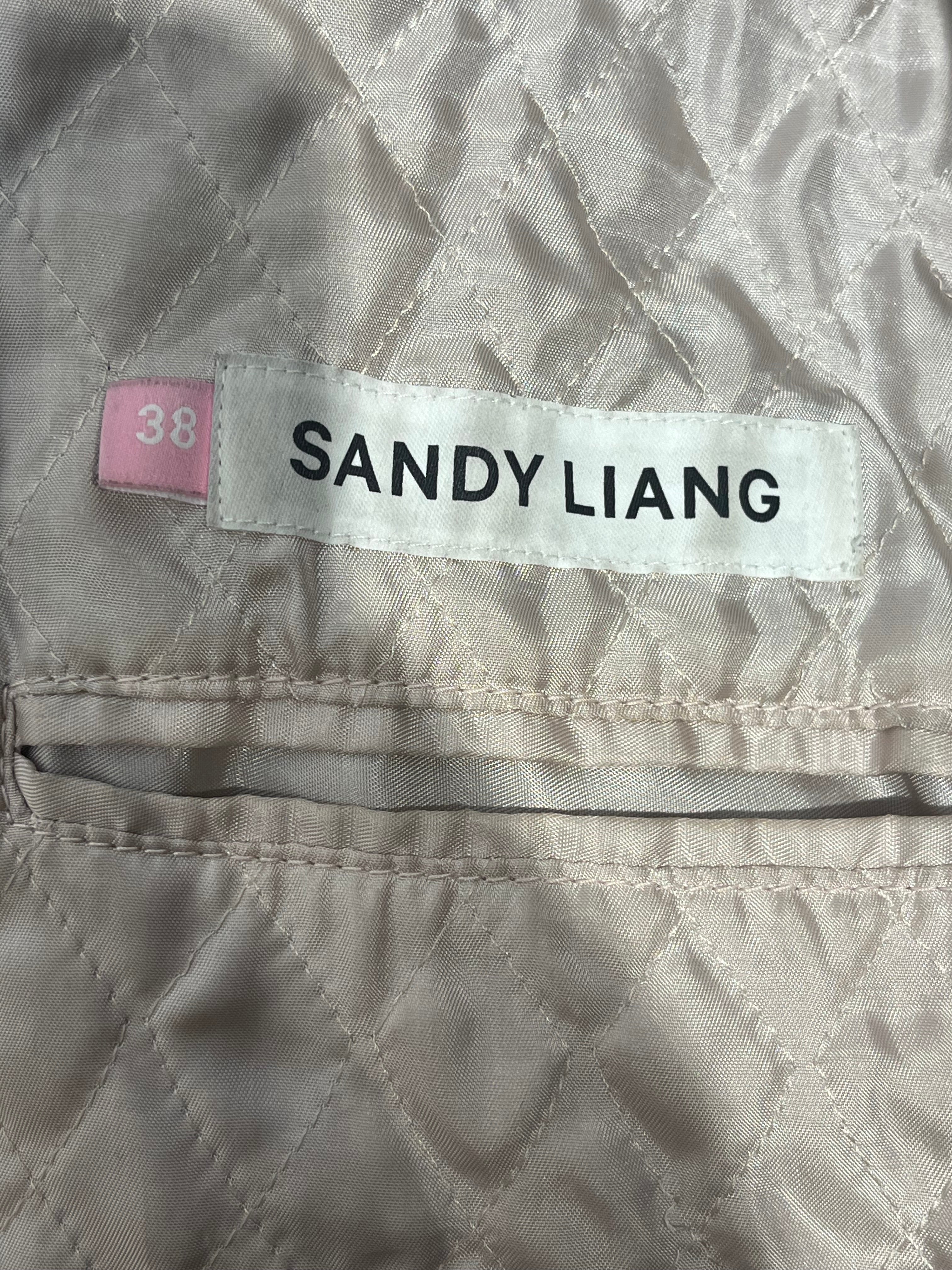 Sandy Liang/Leather Jkt/38/Leather/BLK/FUR SLEEVE PIERCED BIKER JKT view 3