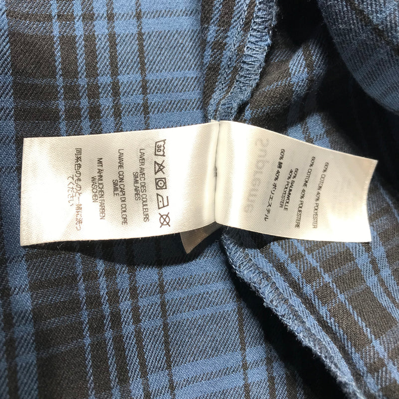Supreme/SS Shirt/M/Cotton/NVY/Plaid/bernadette corporation