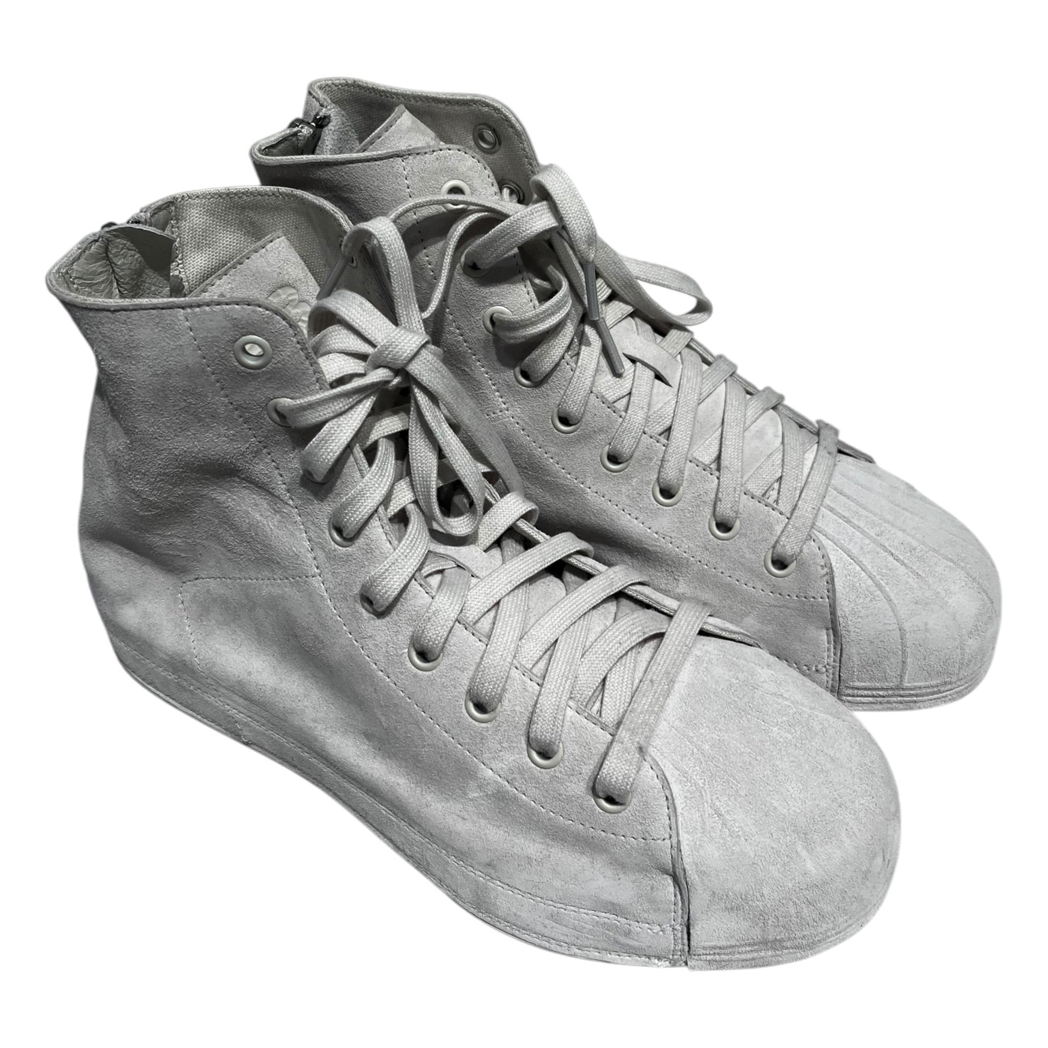 Y-3/Hi-Sneakers/US 9/Leather/BLK/PATTERNED HIGH TOP view 1