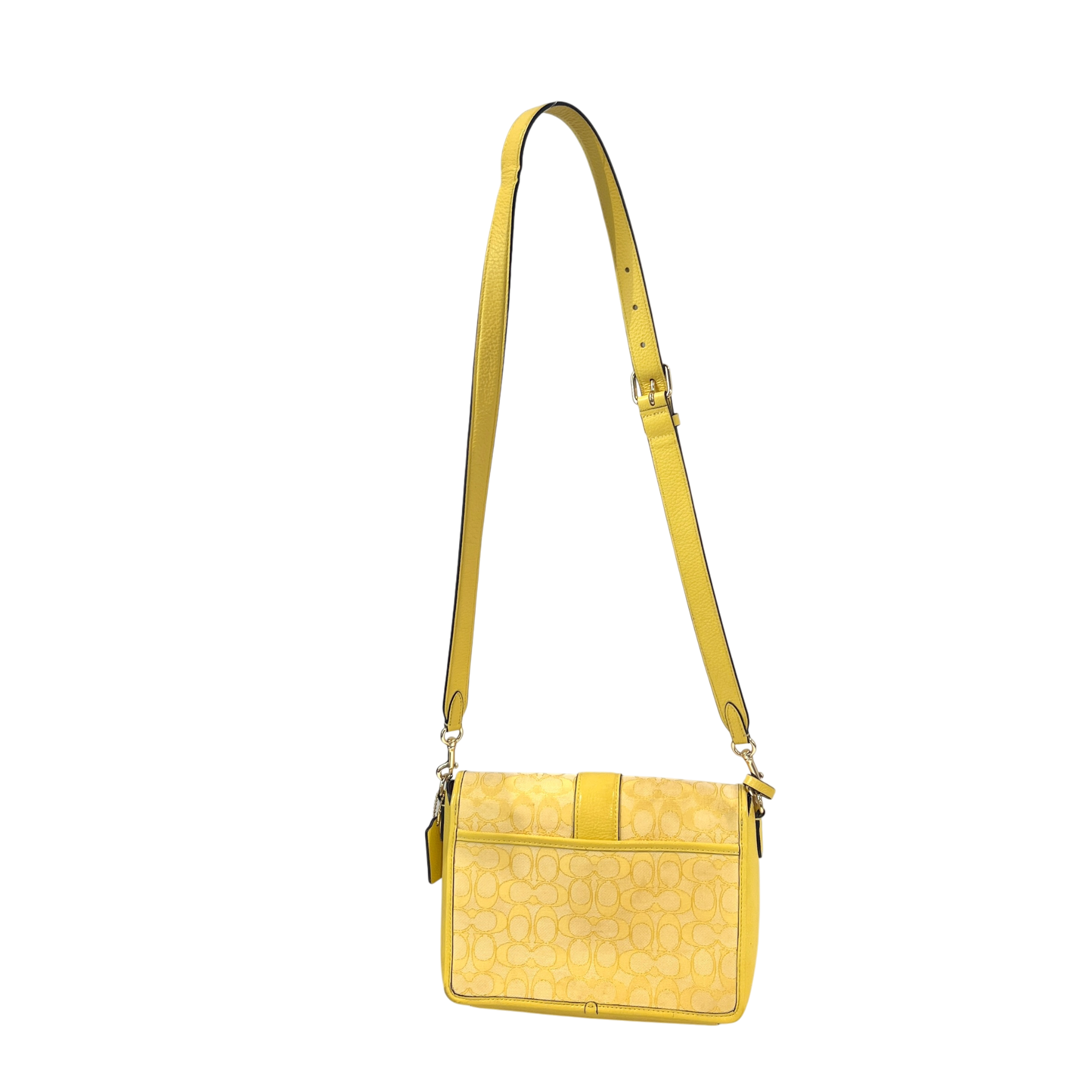 COACH/Cross Body Bag/Monogram/YEL/LONNIE CROSSODY view 2