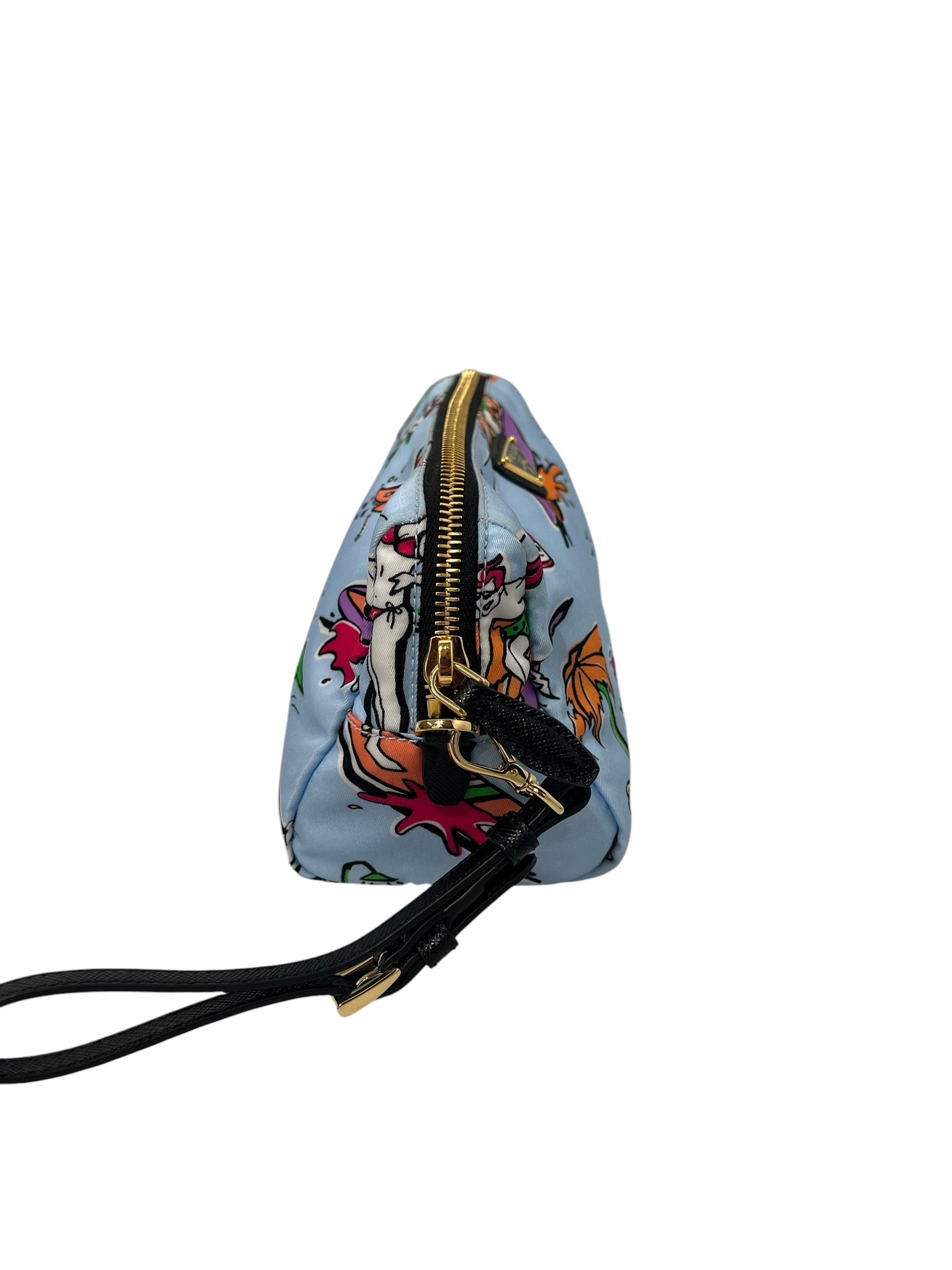 PRADA/Pouch/Graphic/Nylon/BLU/SURFER BIRD BAG view 2