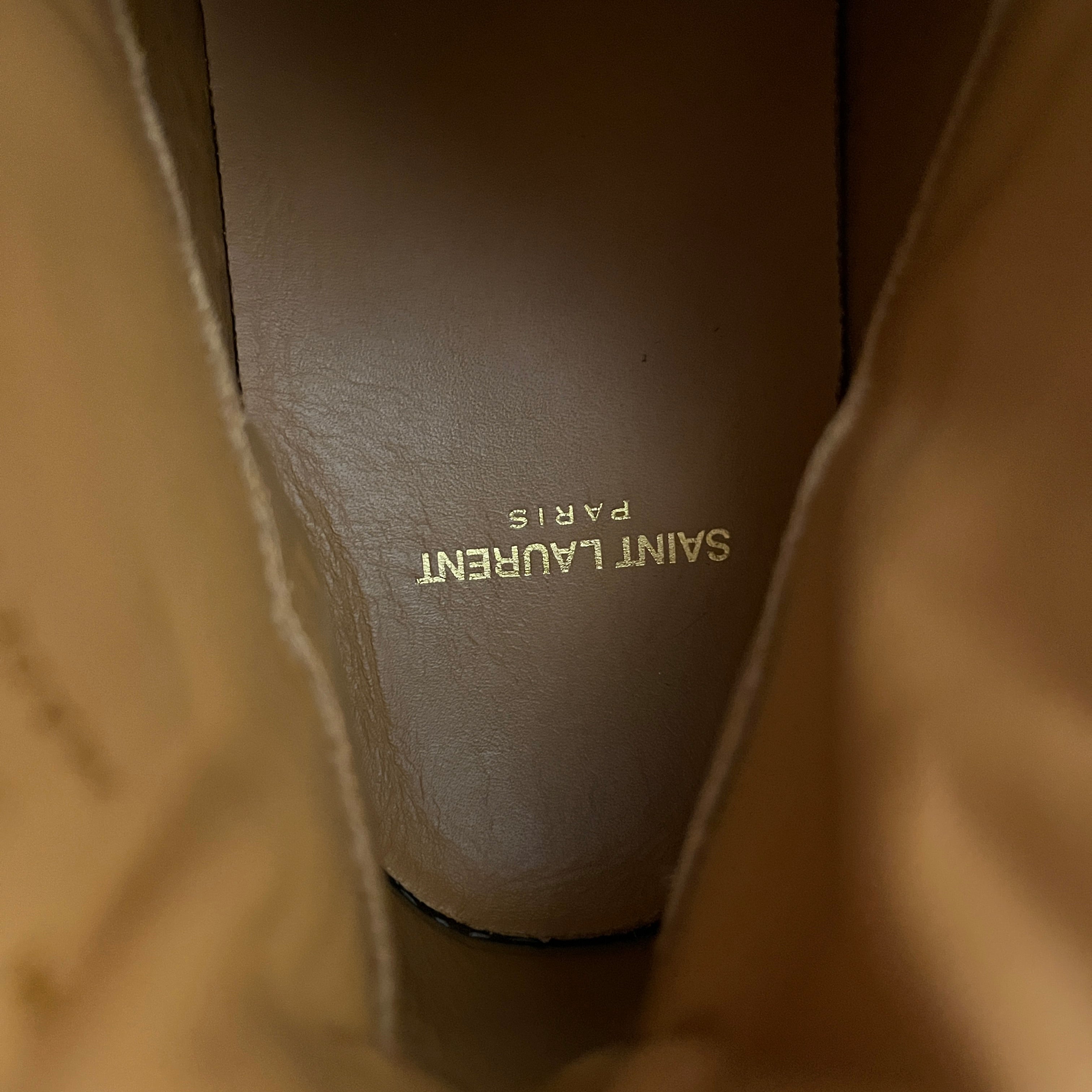 SAINT LAURENT/Hi-Sneakers/EU 41.5/Suede/CML/fringe view 3