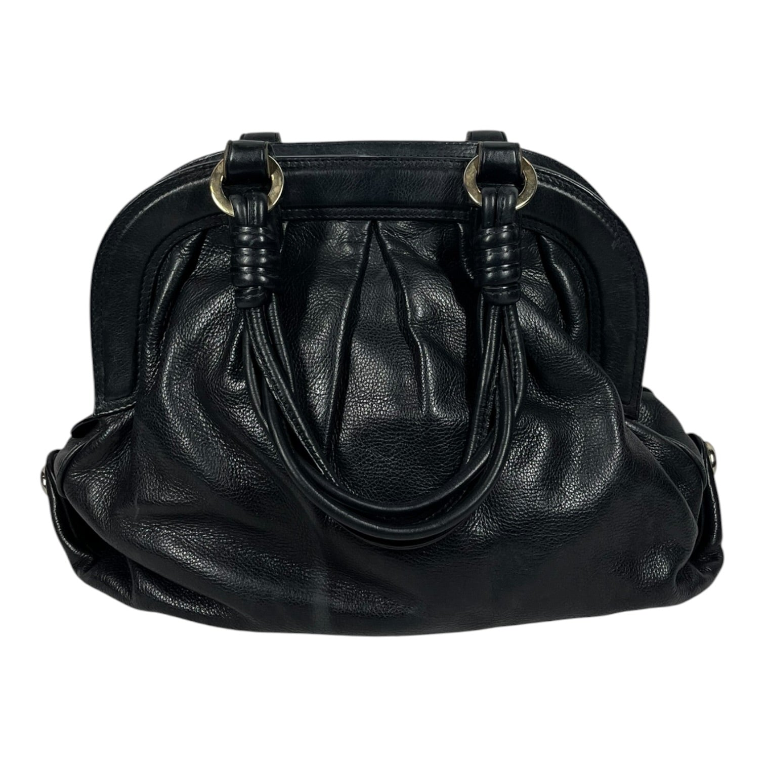 BALLY/Hand Bag/Leather/BLK/rope handal view 2