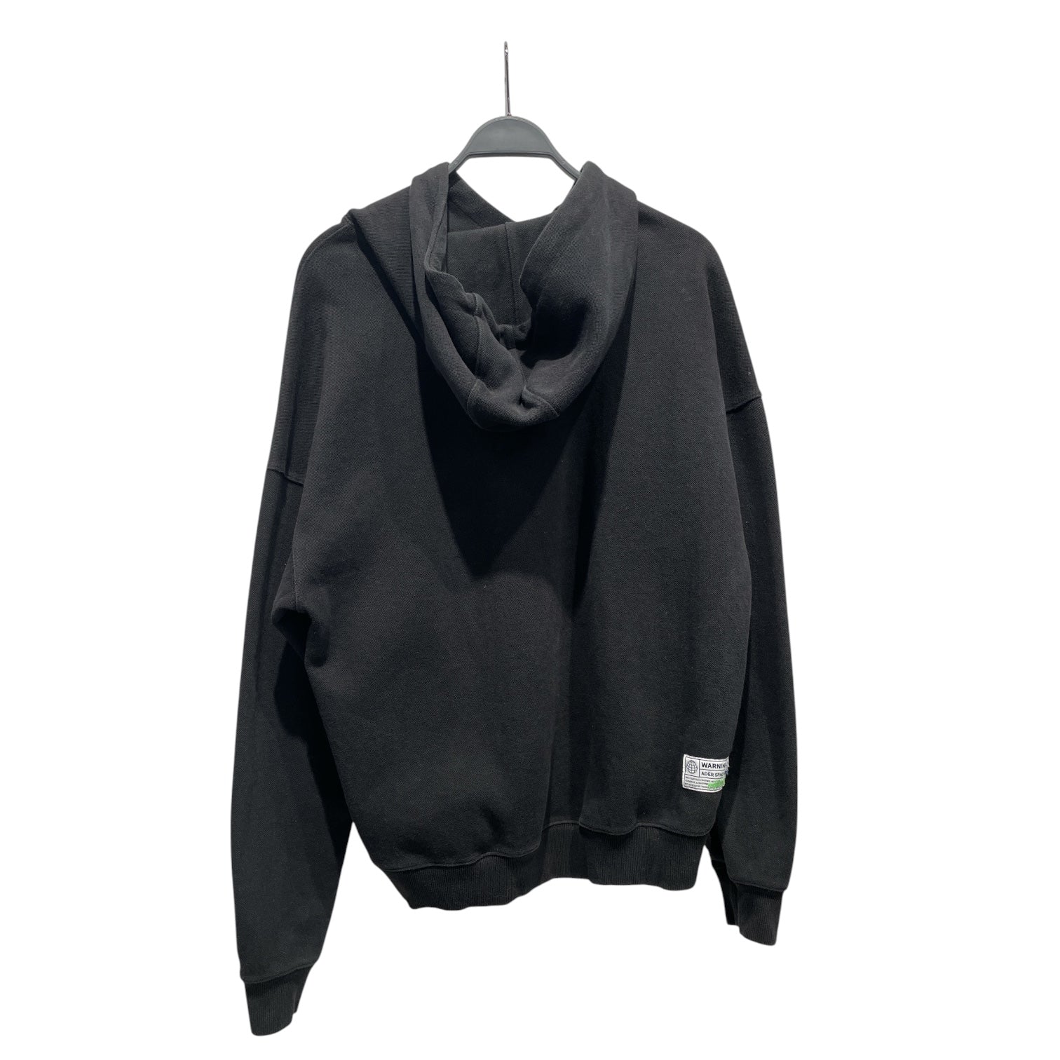 ADER ERROR/Hoodie/3/Cotton/BLK/Long Length/Button Patch view 2