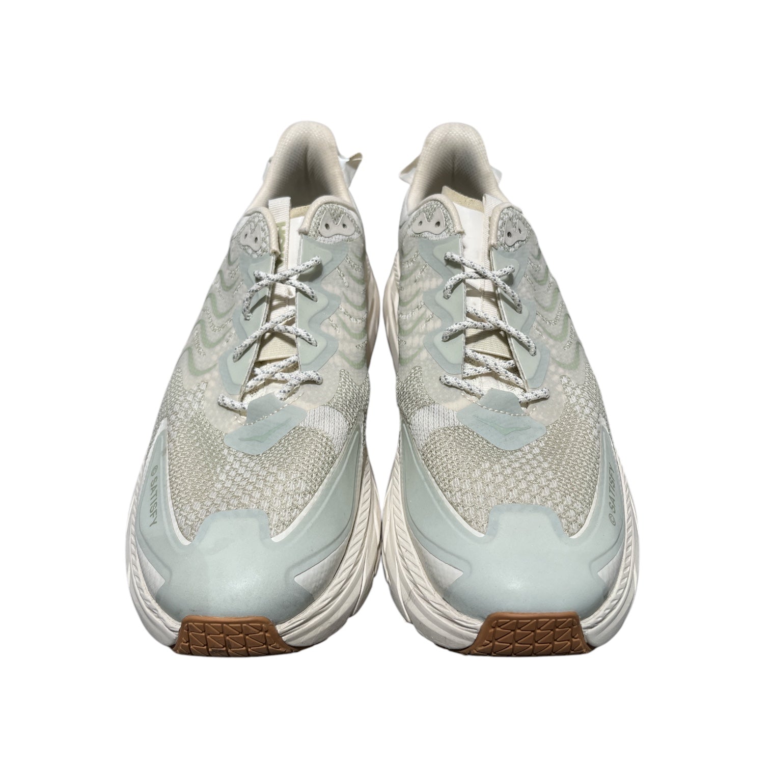 HOKA ONE ONE/Low-Sneakers/US 14/Cotton/CRM/HOKA CLIFTON SATISFY view 3