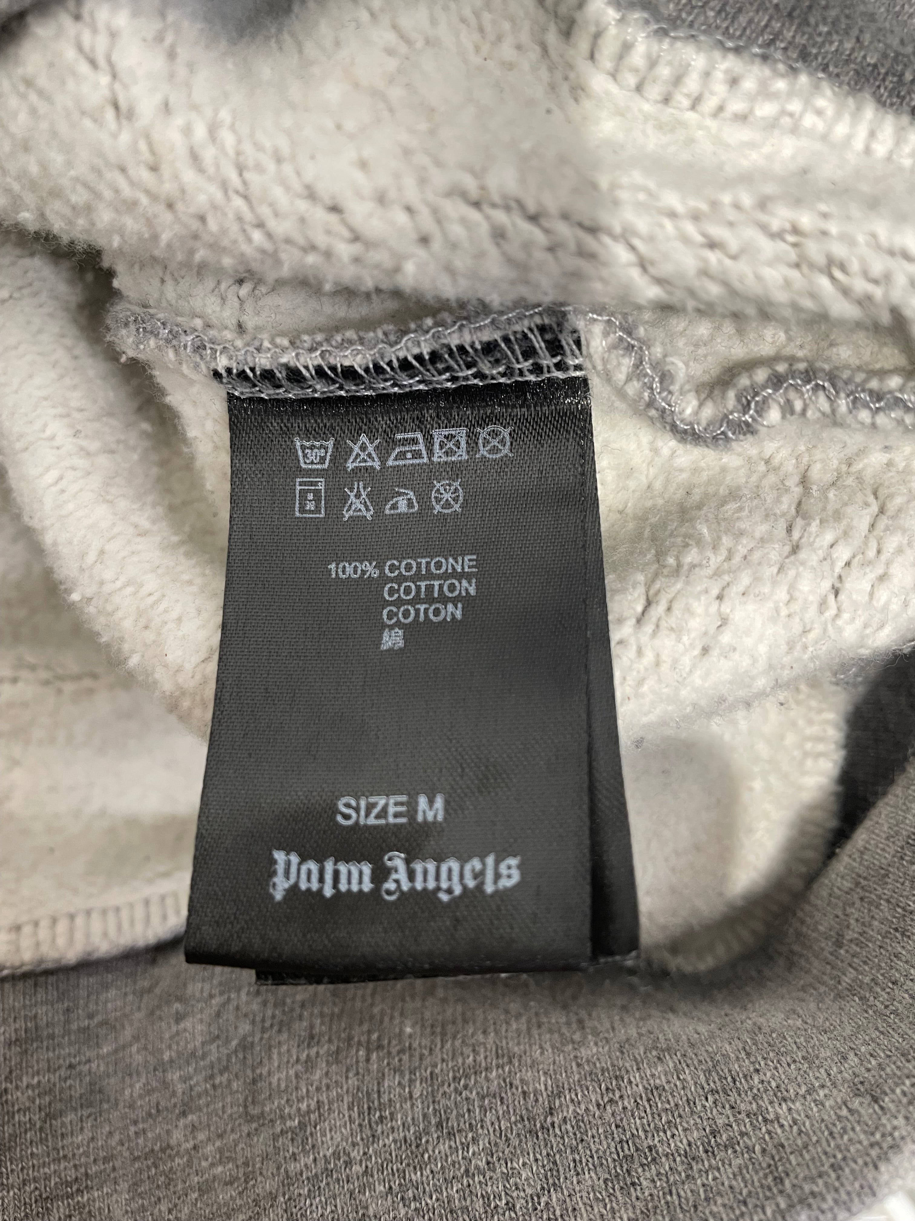 Palm Angels/Hoodie/M/Cotton/MLT/GRY/BLK SPLIT HOODIE view 4
