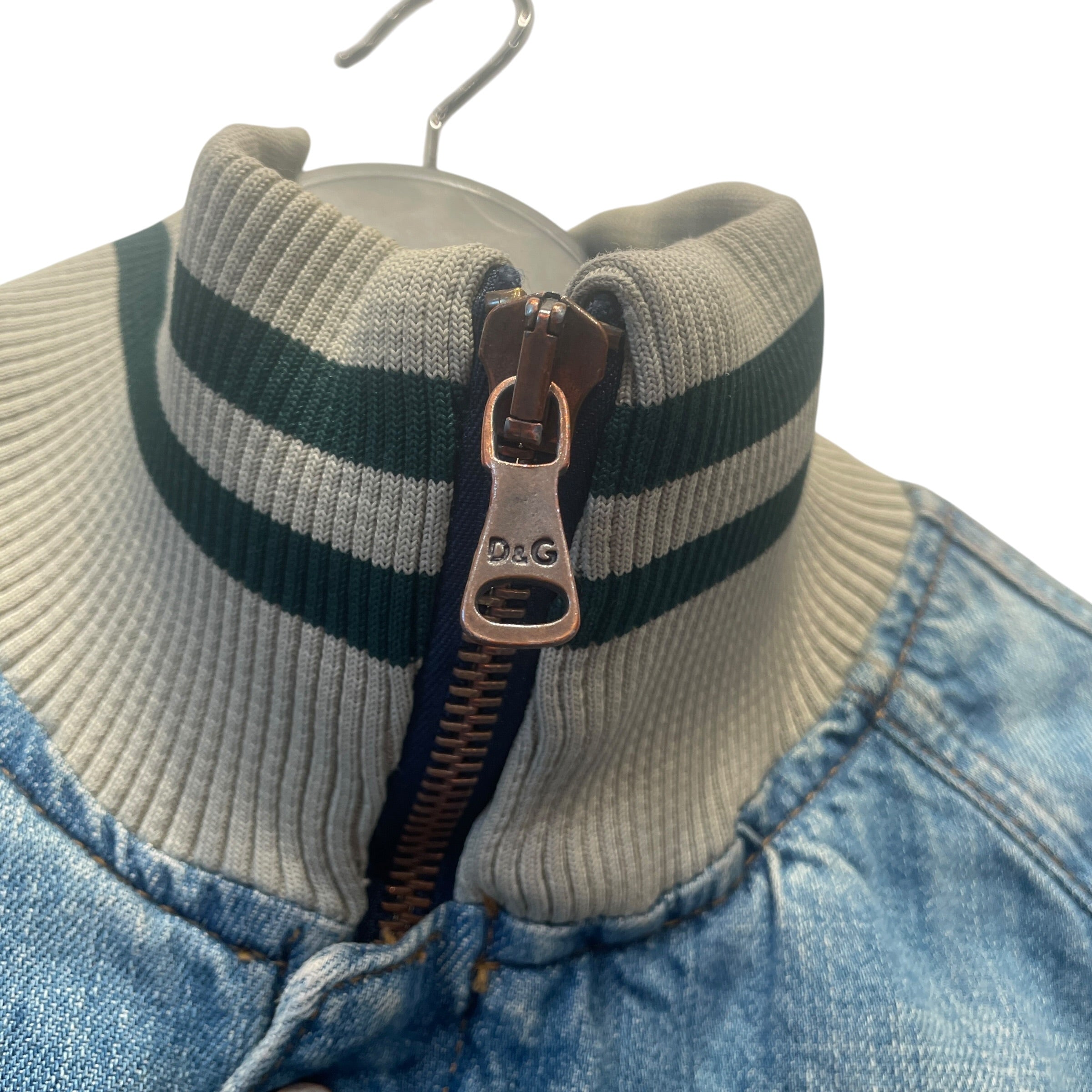 DOLCE&GABBANA/Track Jkt/Border/Denim/BLU/SS2005 DENIM TRACK JACKET view 4