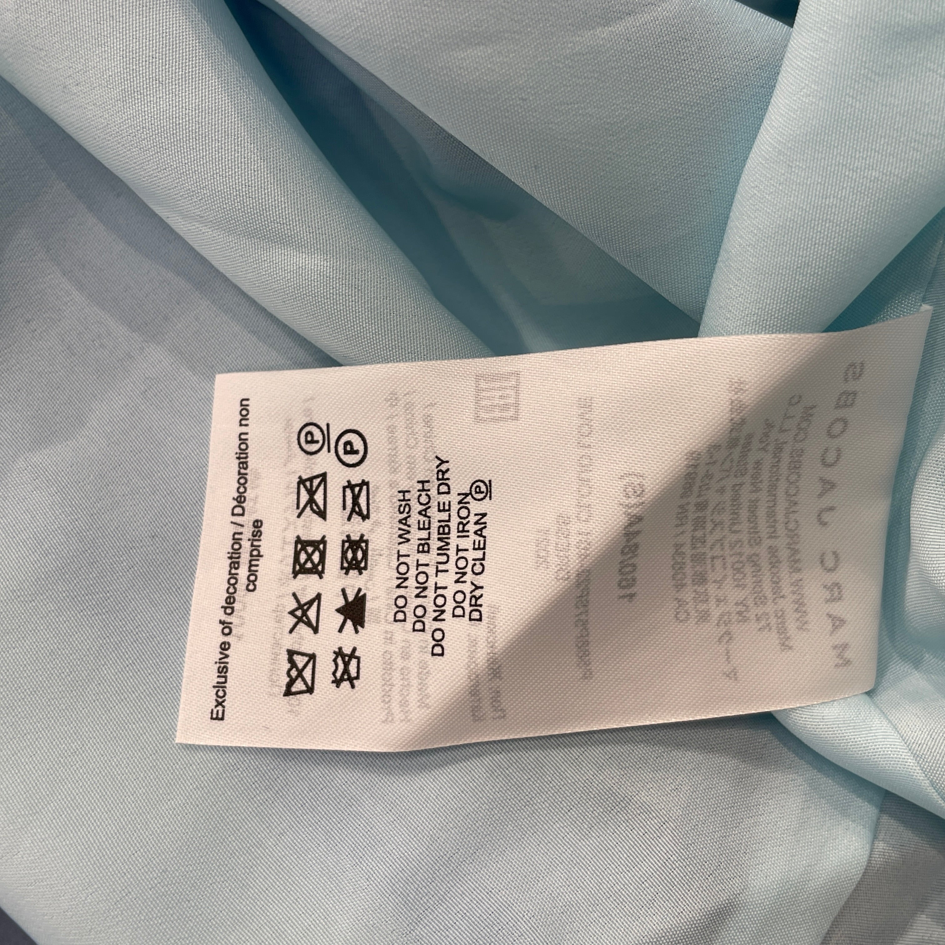 Heaven By Marc Jacobs/SS Dress/S/Graphic/Polyester/BLU/CLOUD LOVE DRESS view 4
