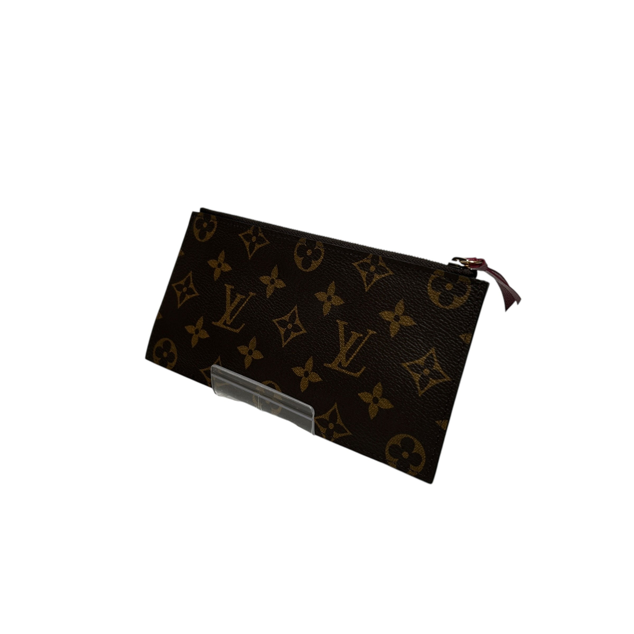LOUIS VUITTON/Long Wallet/Monogram/Leather/BRW/L's/RED INTERIOR view 2