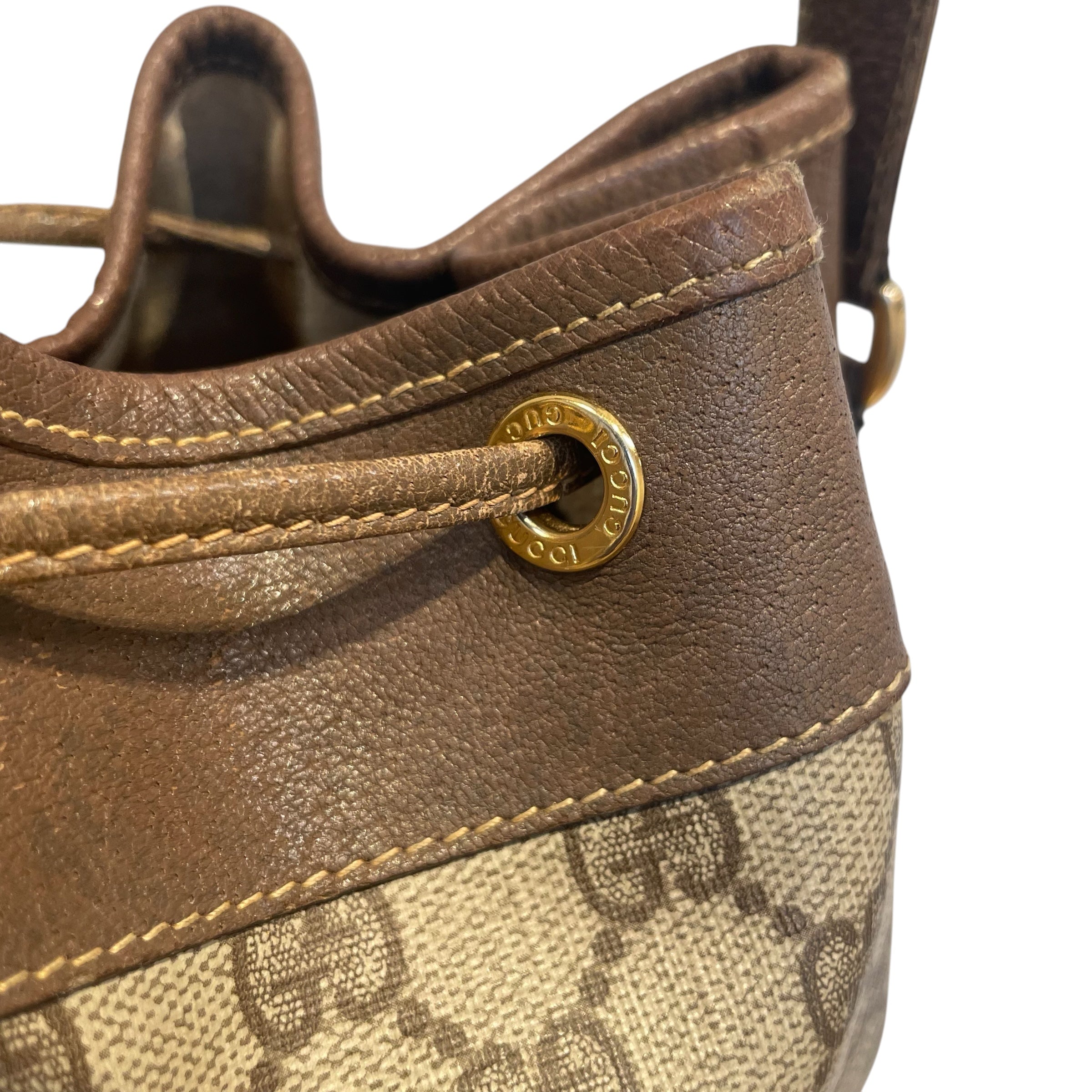 GUCCI/Bag/Monogram/BRW/bucket bag/green red stripe view 4