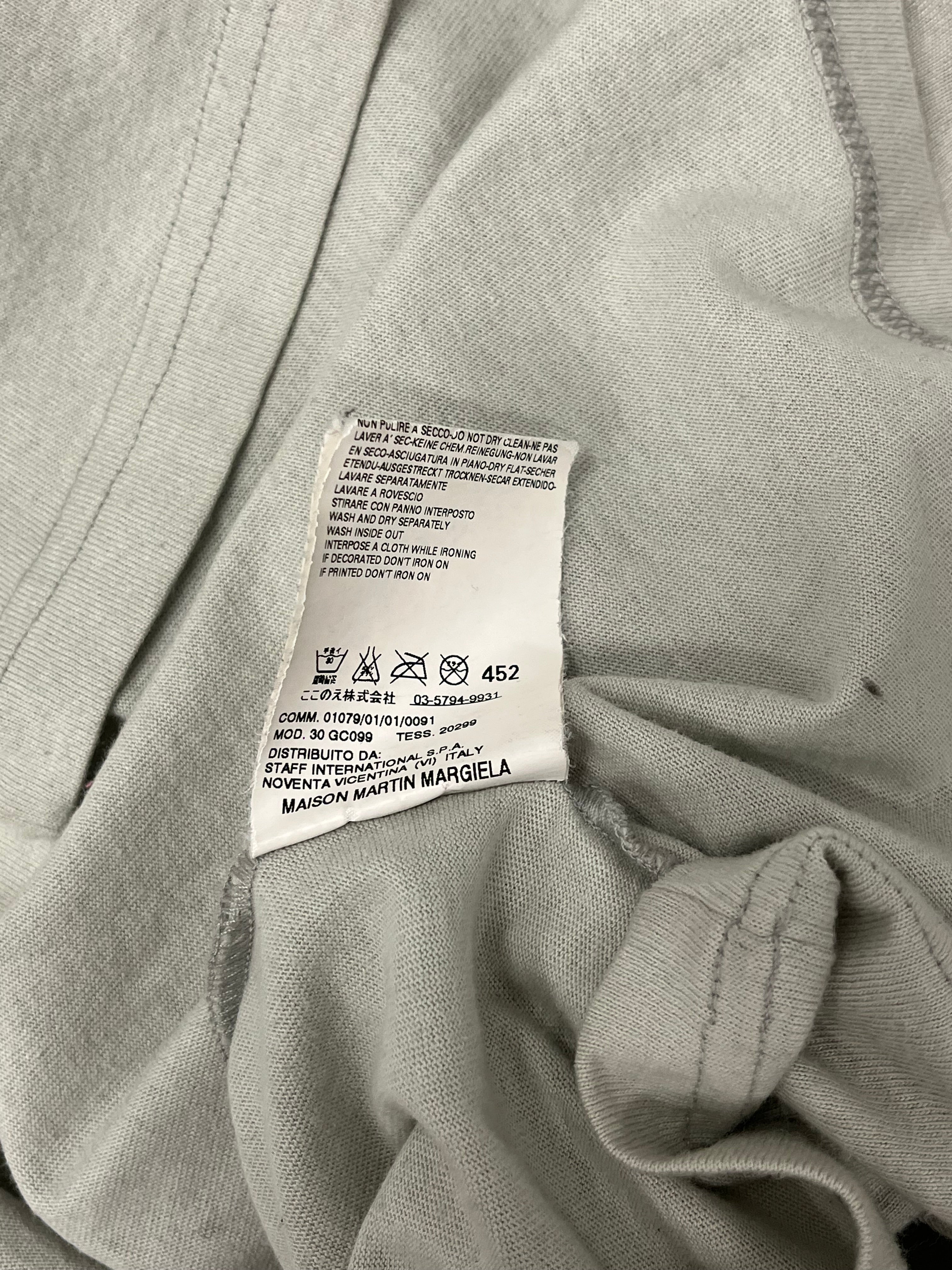 Maison Margiela/T-Shirt/M/Cotton/CRM/All Over Print/SHOULDER GRAPHIC view 7