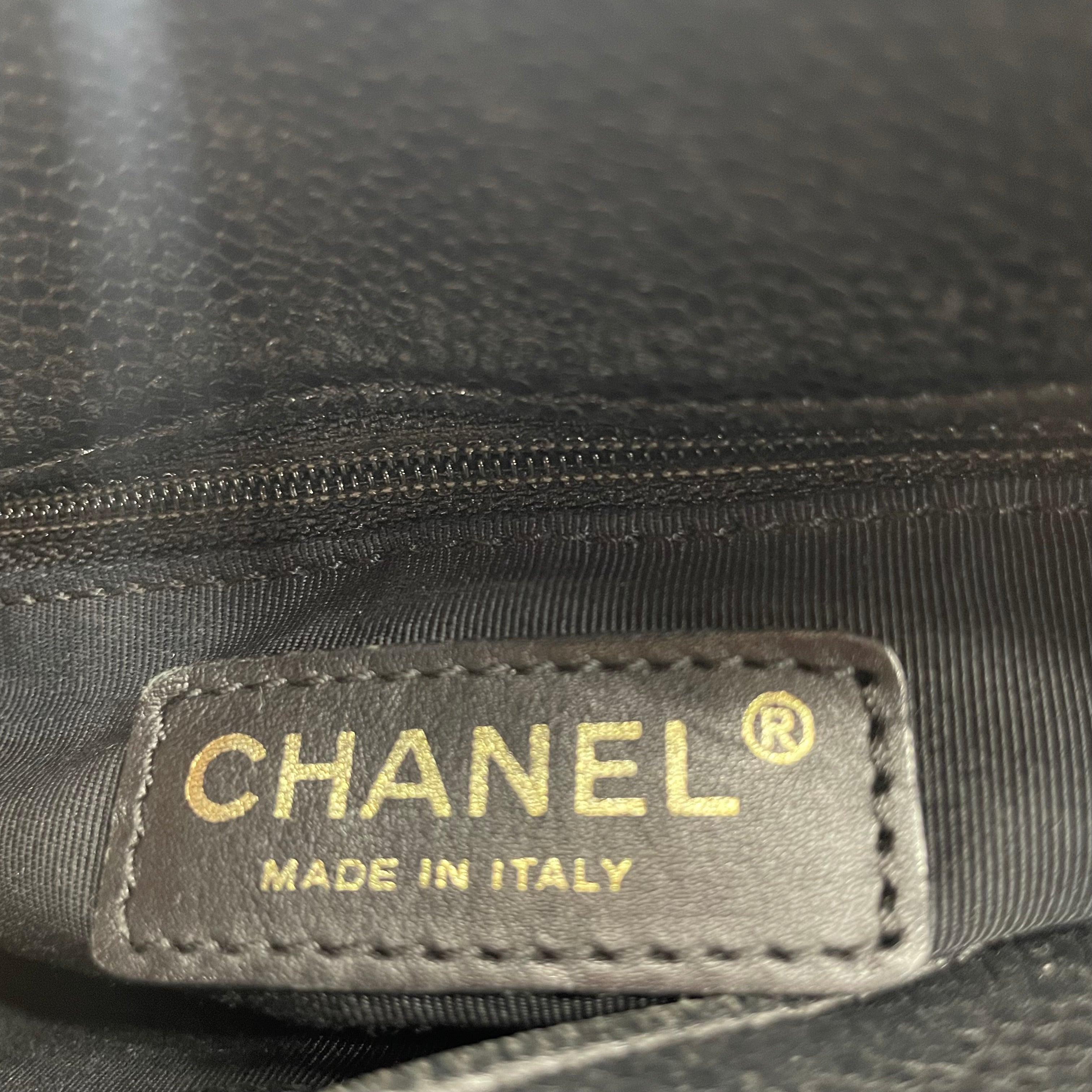 CHANEL/Hand Bag/Leather/BLK/QUILTED GOLD HARDWARE view 6