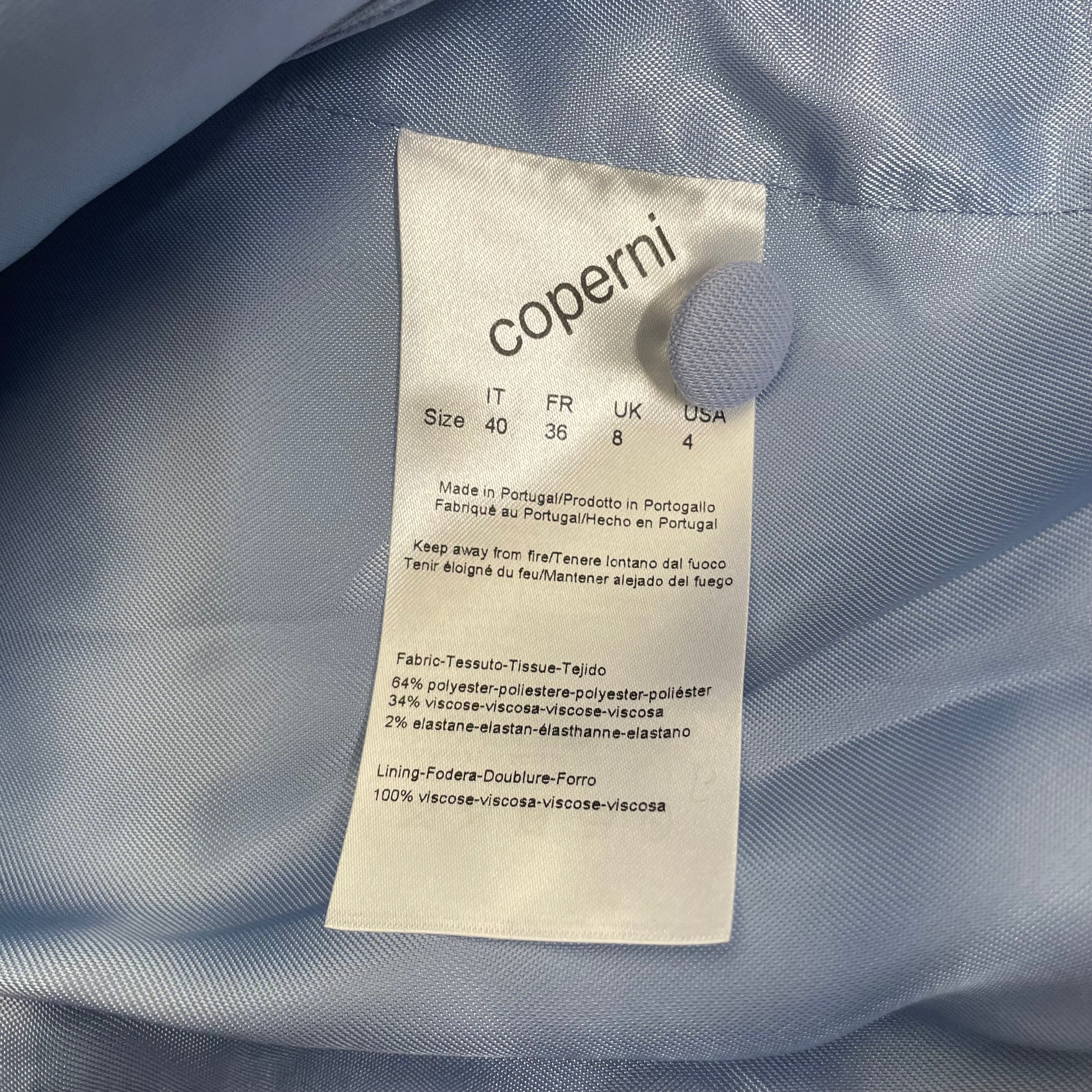 Coperni/LS Blouse/4/BLU/twist cut out tailored jacket view 4