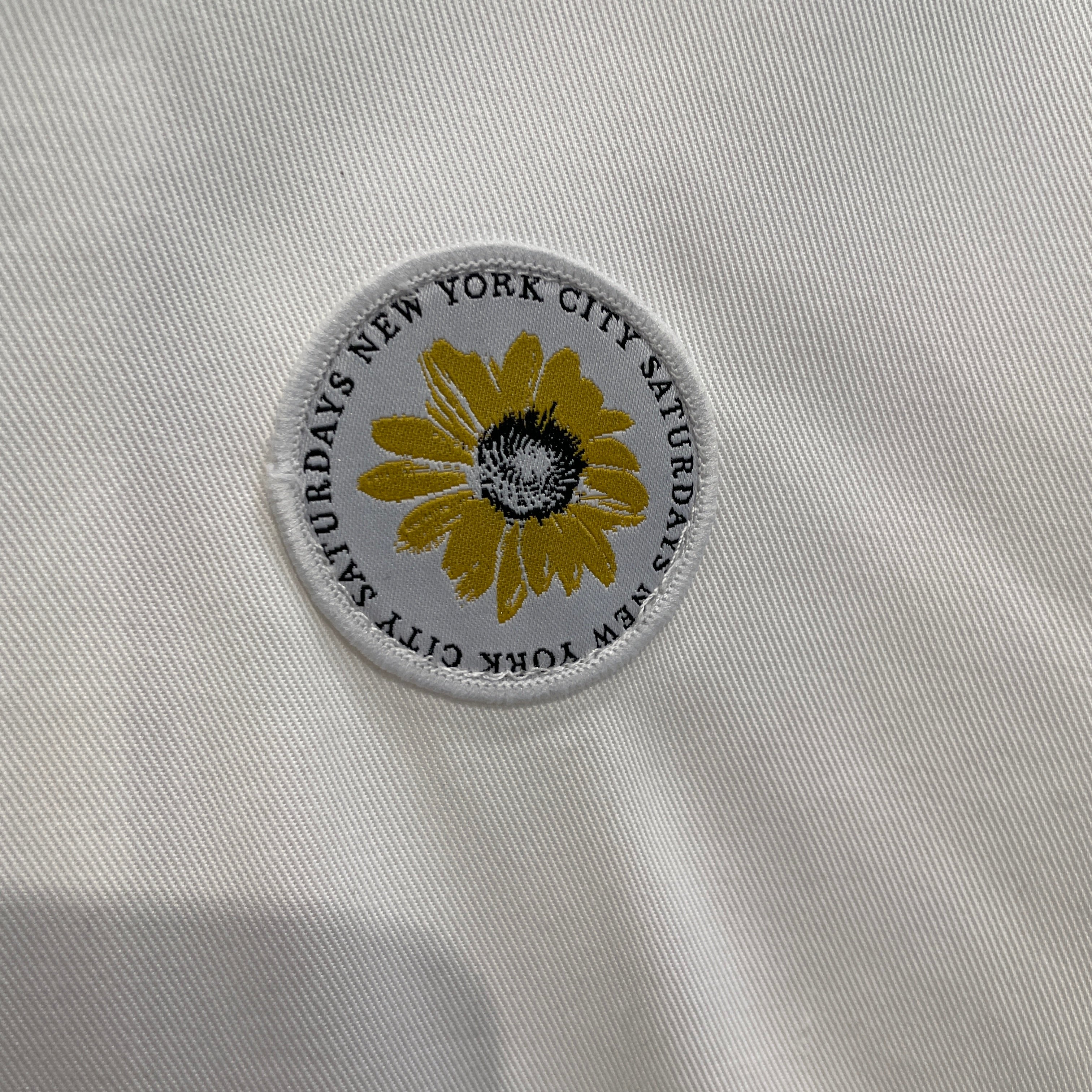 SaturdaysNYC(SATURDAYS SURF NYC)/LS Shirt/XL/WHT/MARCO FLOWER PATCH view 6