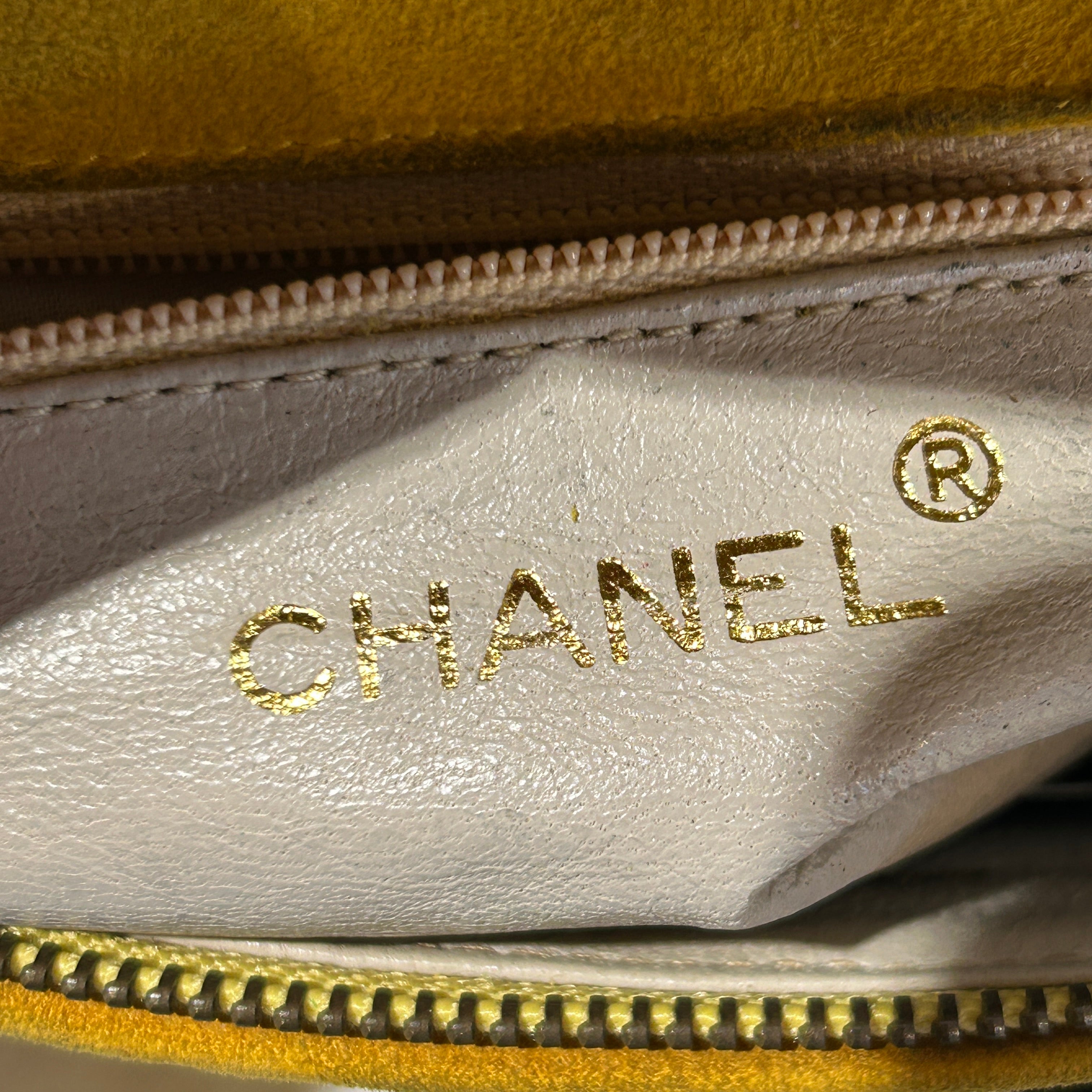 CHANEL/Bag/Suede/YEL/Vintage Bijoux Tassel Camera view 5