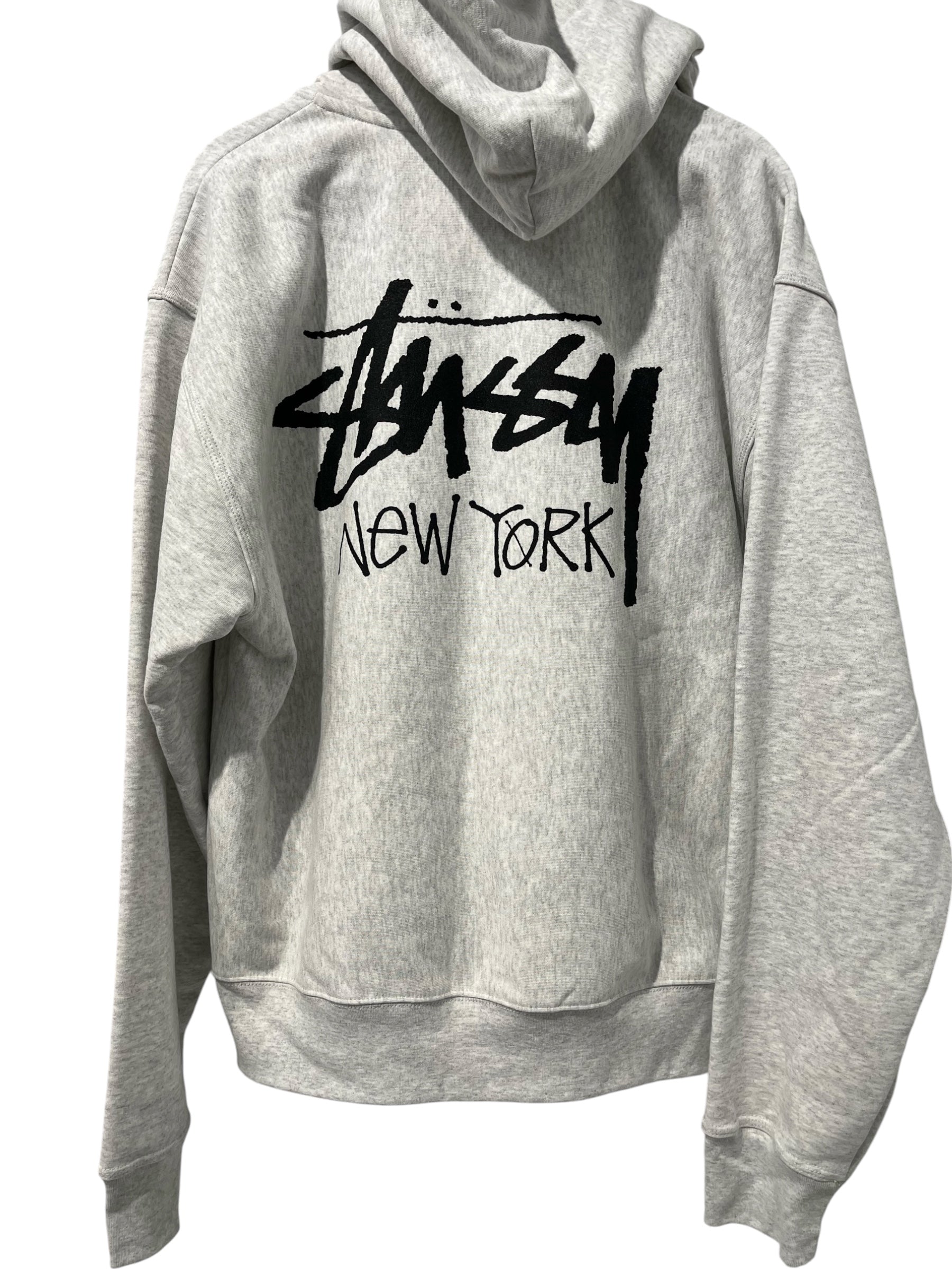 STUSSY/Hoodie/XL/Graphic/Cotton/GRY/ny exclusive zip up bnwt gray view 2