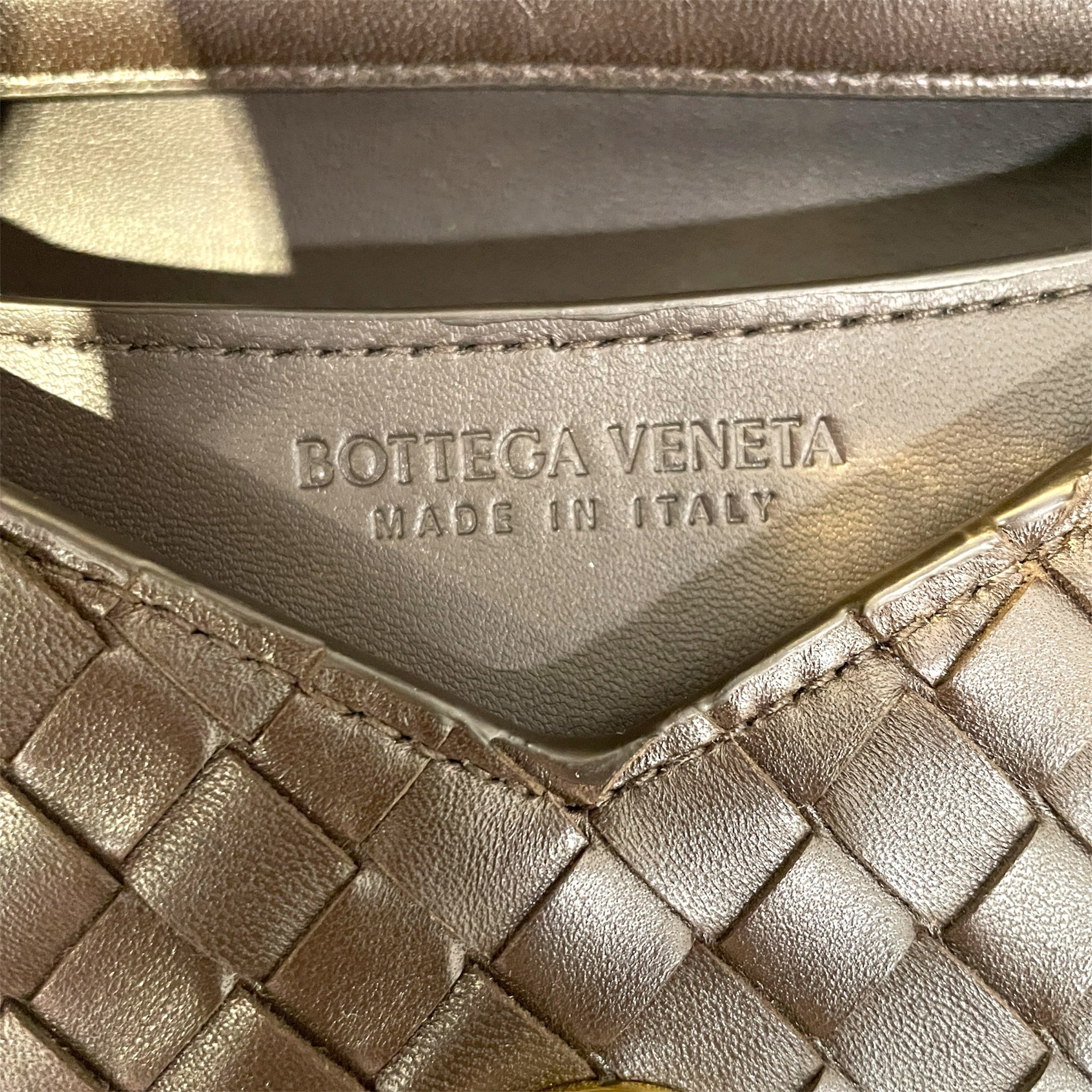 BOTTEGA VENETA/Cross Body Bag/Leather/BLK/knot lock view 6