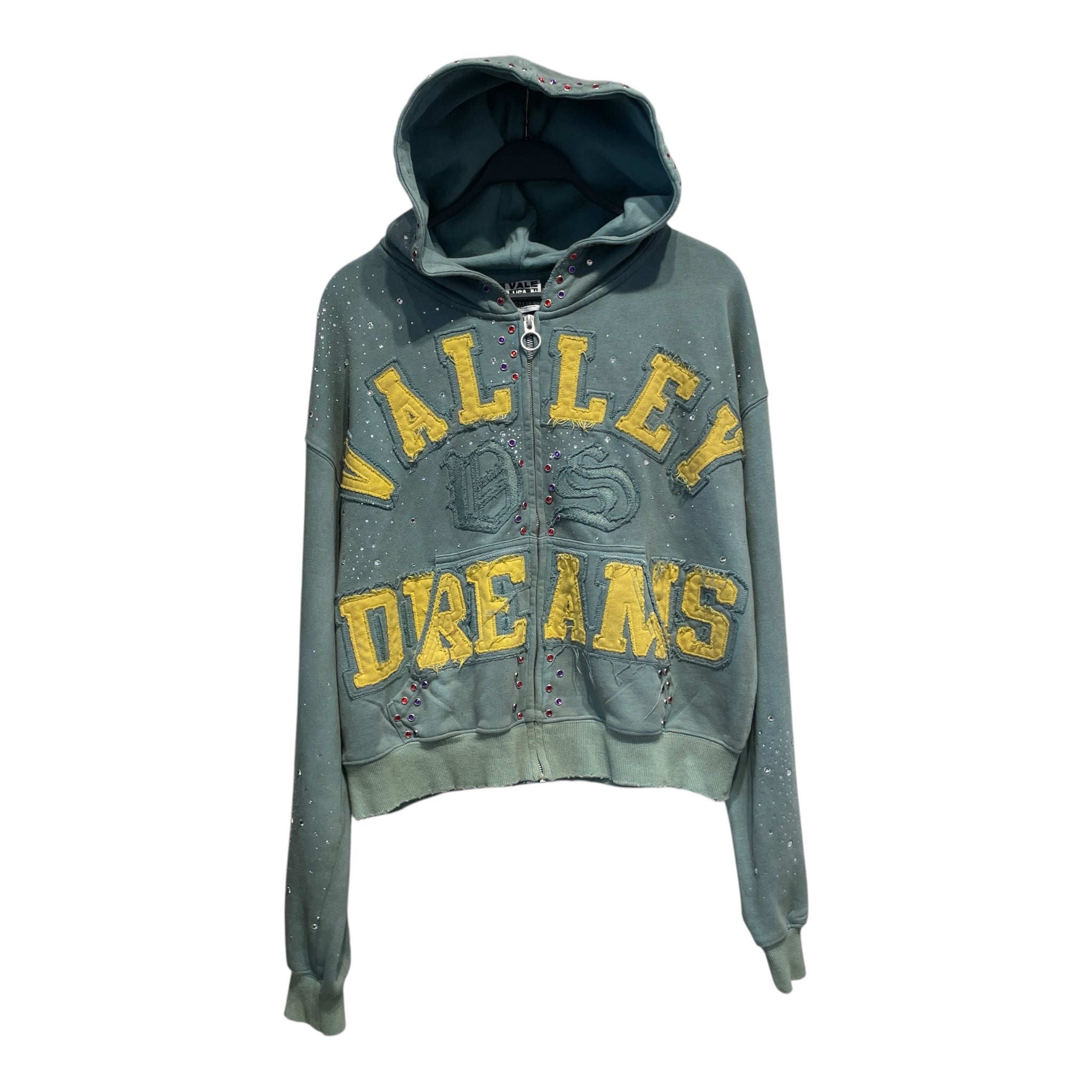 Vale/Zip Up Hoodie/S/Cotton/GRN/ view 1