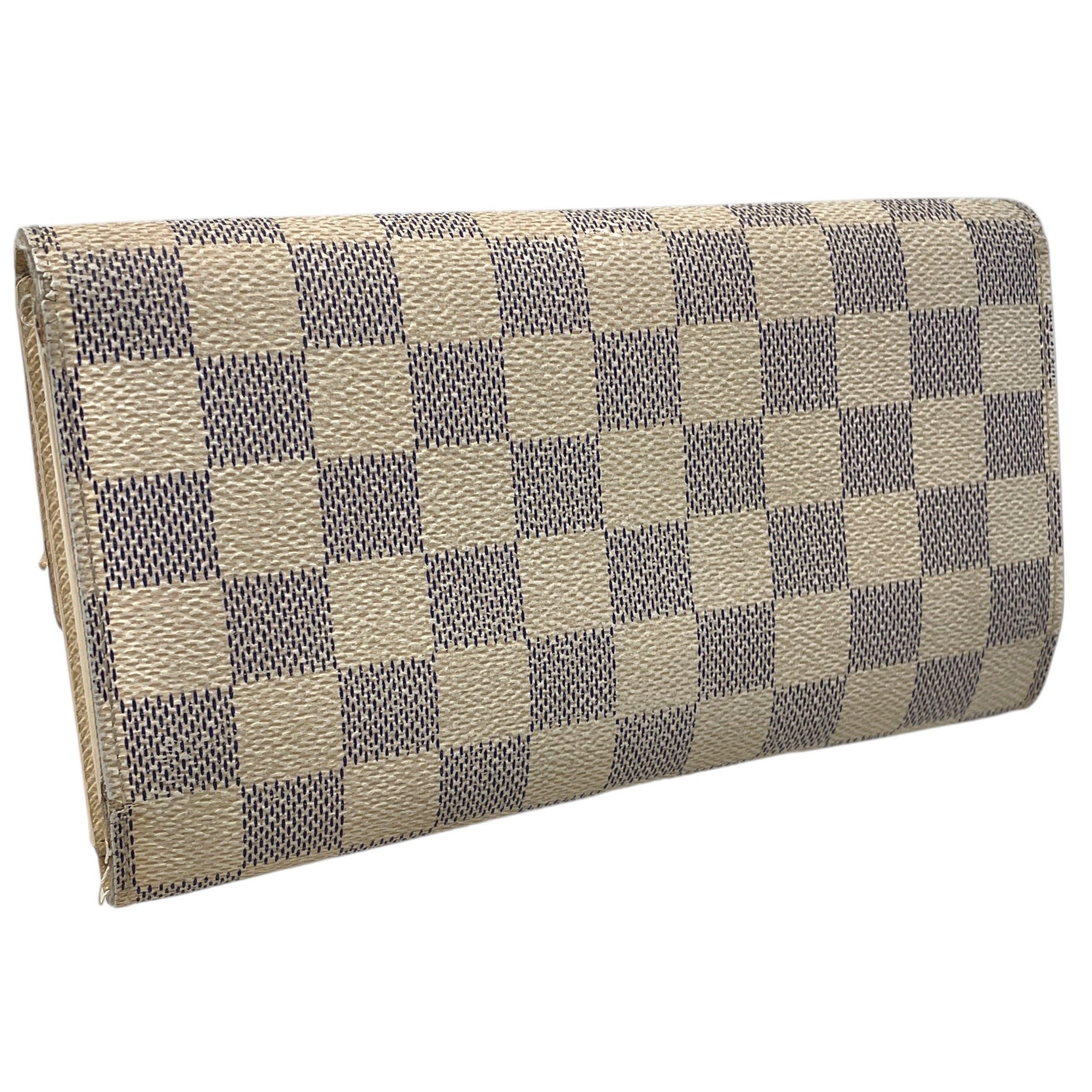 LOUIS VUITTON/Wallet/Monogram/Leather/WHT/L's/Damier Azur Sarah Wallet view 2