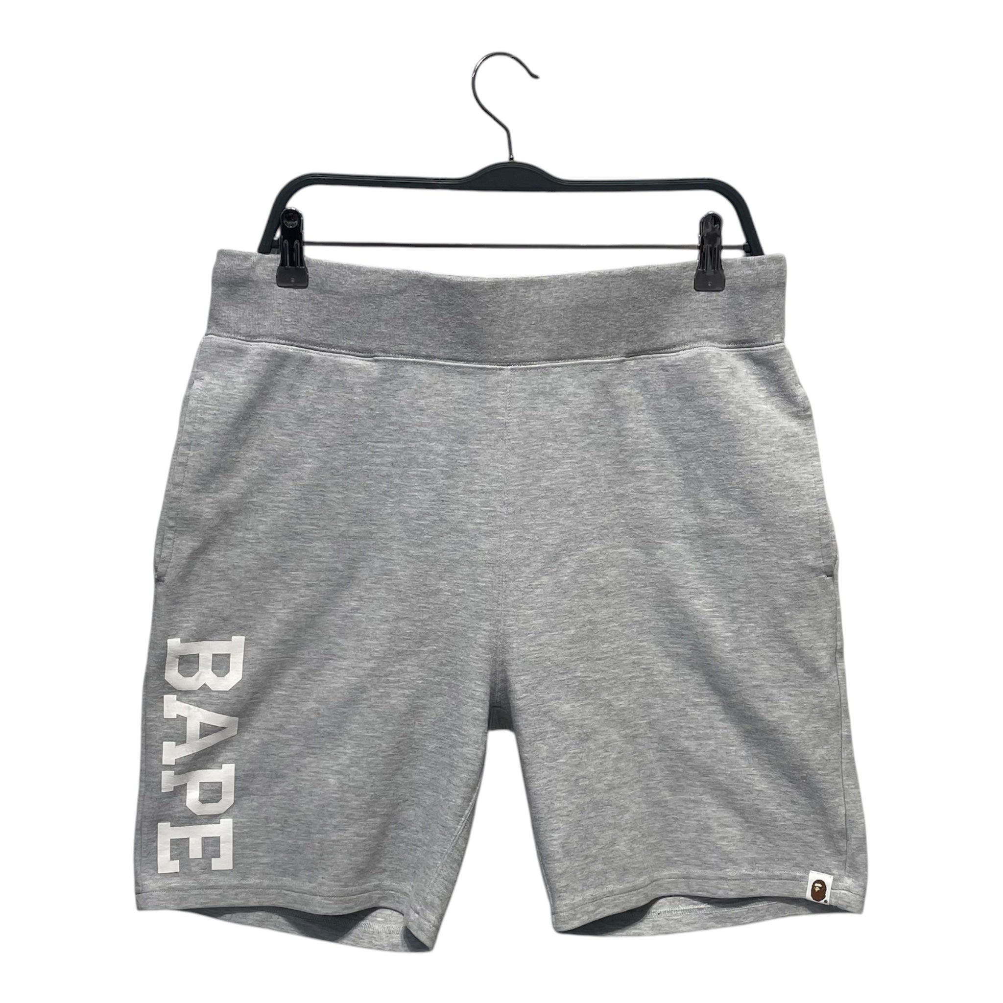 A BATHING APE/Shorts/L/Cotton/GRY/SIDE DETAIL view 1