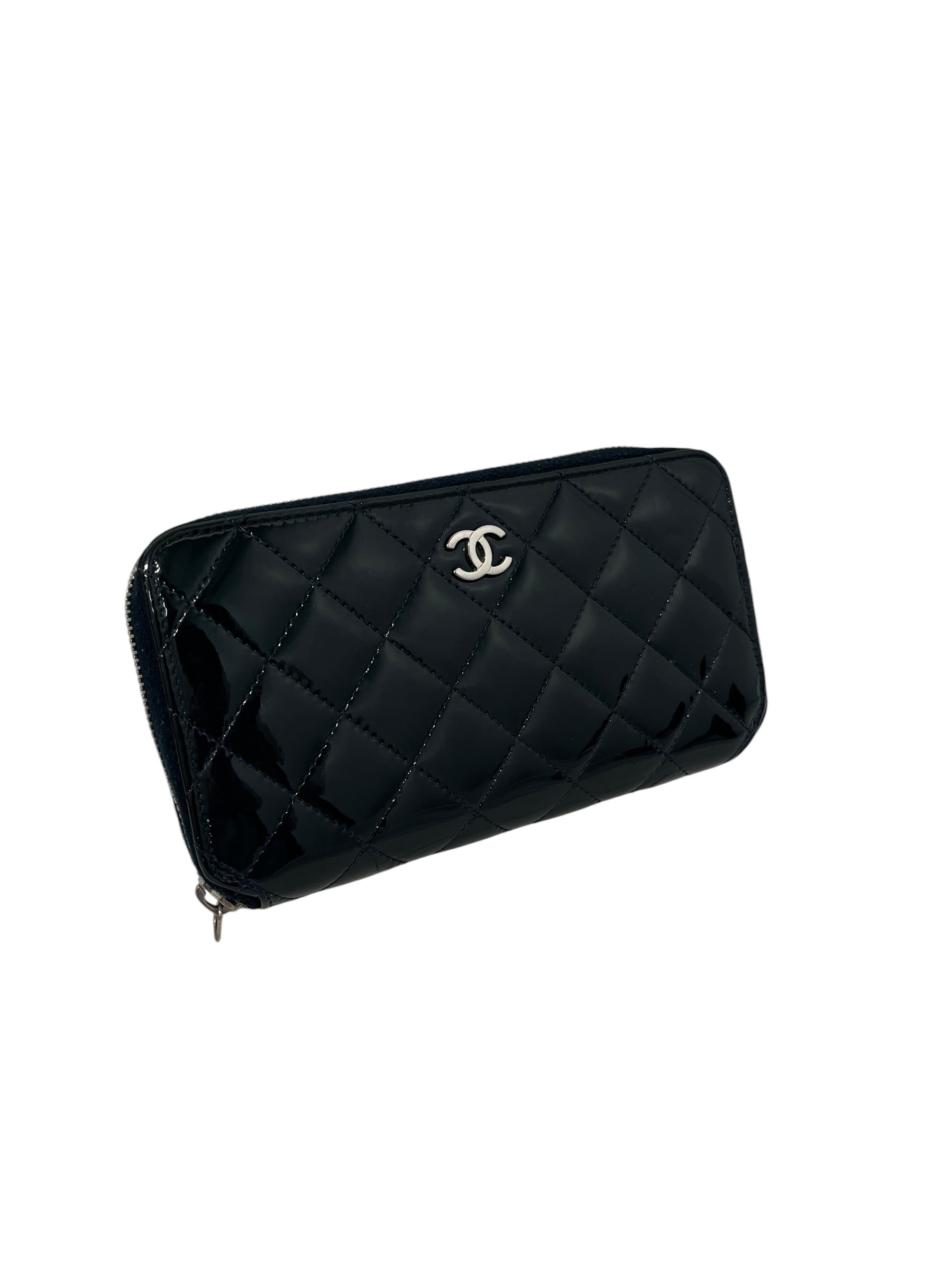 CHANEL/Long Wallet/BLK/L's/QUILTED BLK WALLET view 1