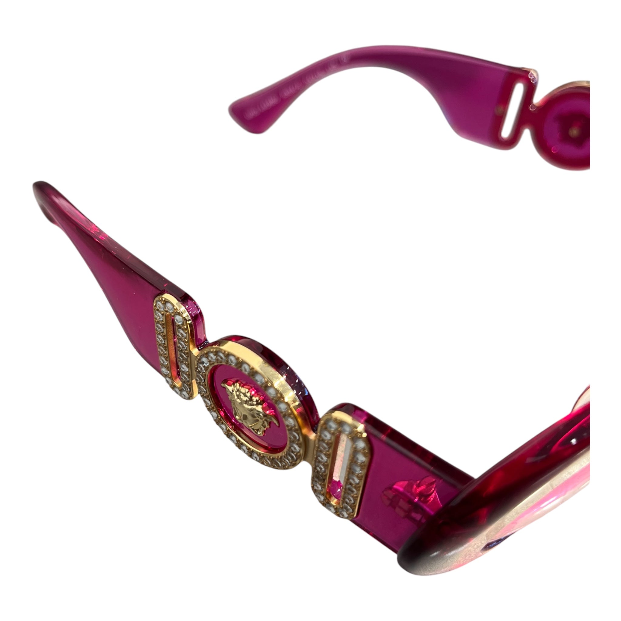 GIANNI VERSACE/Sunglasses/Plastic/PNK/Oval/L's/V4426BU view 4