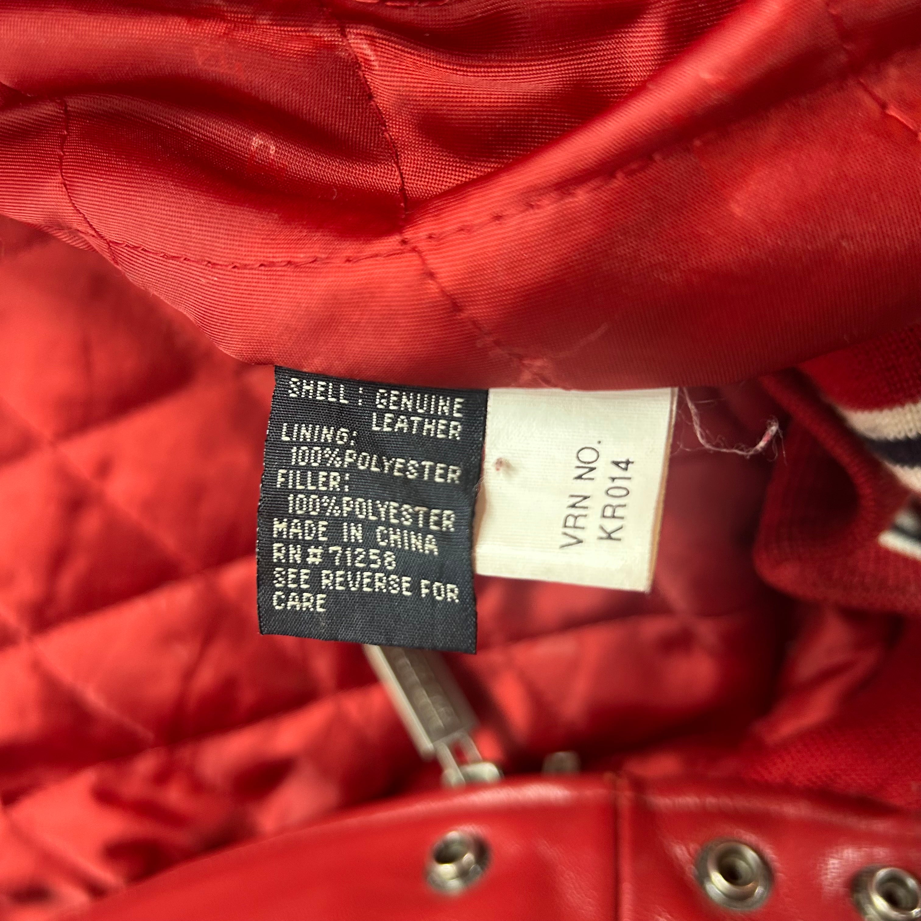 PHAT FARM/Baseball Jkt/XXXXL/Leather/RED/ALL CITY view 4