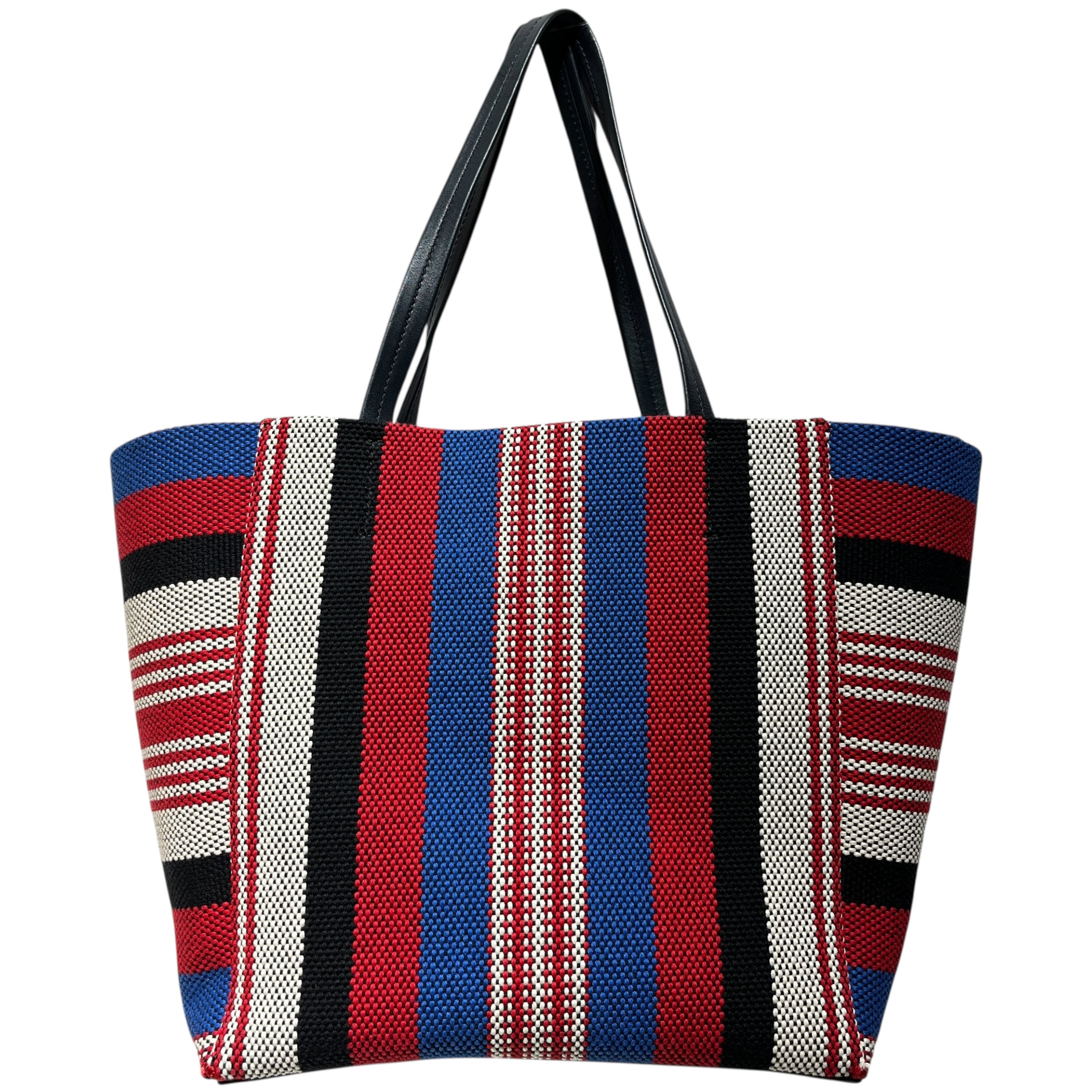 CELINE/Tote Bag/Stripe/Cotton/RED/ view 1
