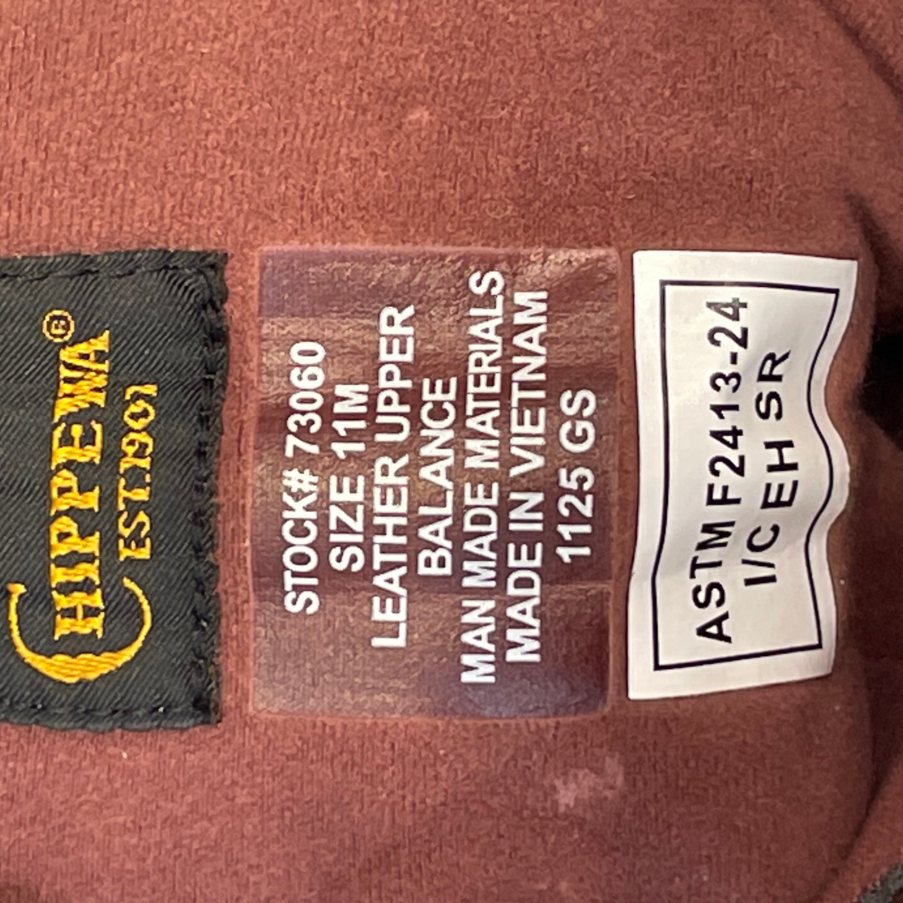CHIPPEWA/Boots/US 11/Leather/BRD/ view 5