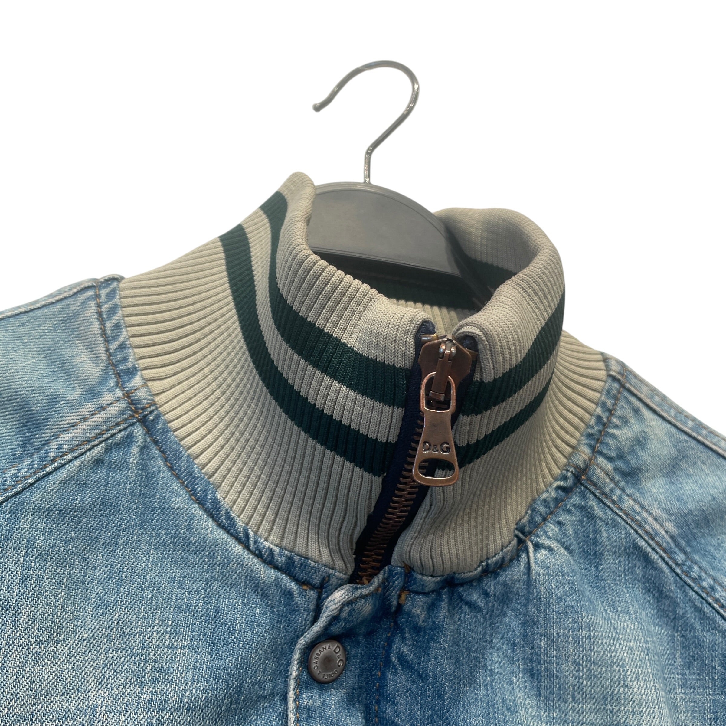 DOLCE&GABBANA/Track Jkt/Border/Denim/BLU/SS2005 DENIM TRACK JACKET view 5